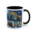 Christmas Mug Horse Mug Van Gogh Art Funny Coffee Tea Ceramic Mug Santa Gift Cup