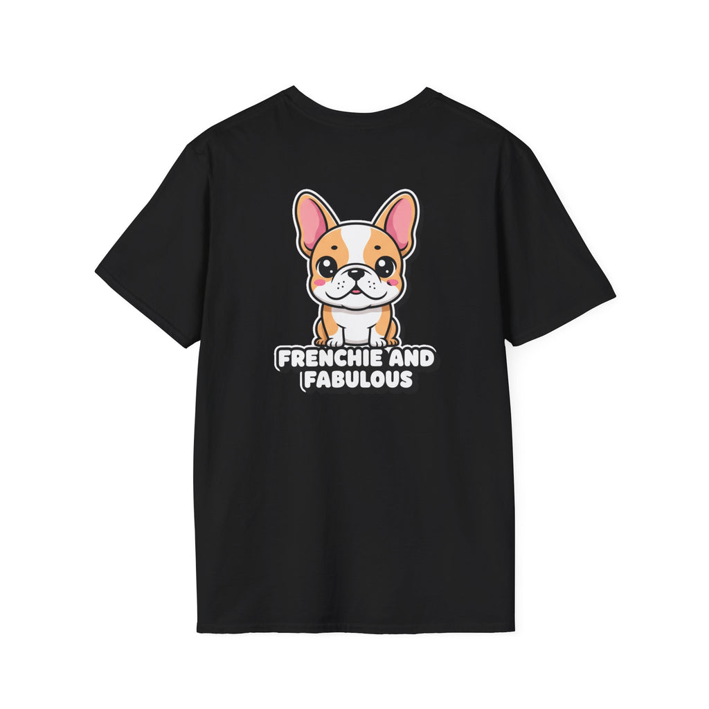 Cute French Bulldog Shirt Frenchie And Fabulous Funny Dog Lover Unisex Softstyle Tee Gift