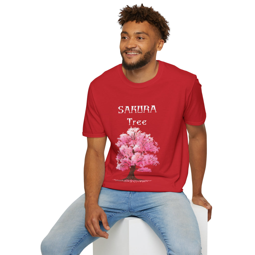 Sakura T-Shirt Japanese Art Shirt Unisex Softstyle Cherry Blossom Flower T-shirt