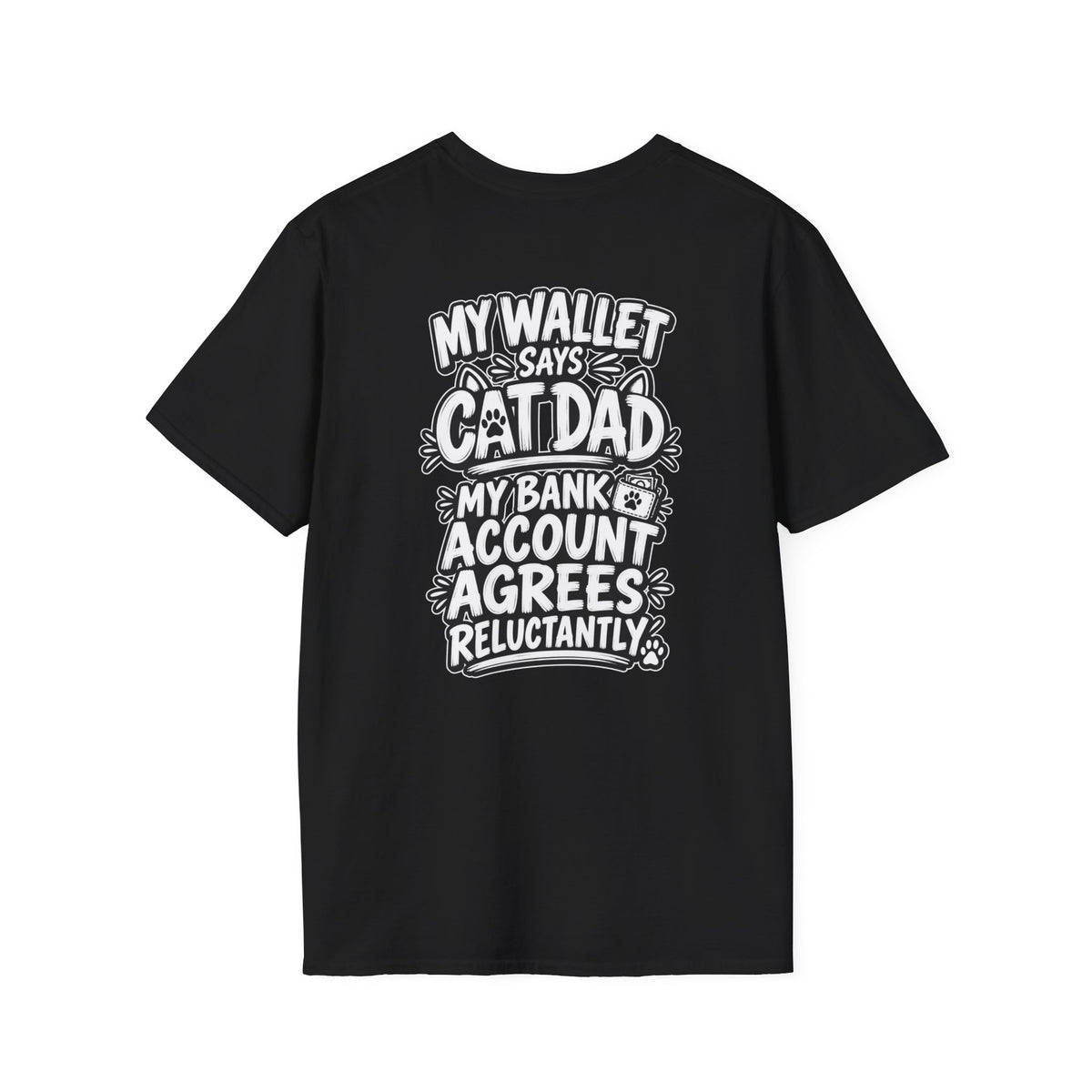 Cat Dad Shirt Pet Lover Tshirt Funny Cat Lover Graphic Tee Dark Humor Tee Unique Gift Funny Tshirt
