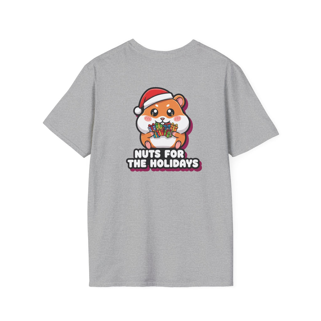 Cute Christmas Shirt Nuts For The Holidays Funny Animal Unisex Softstyle Tee Christmas Gift