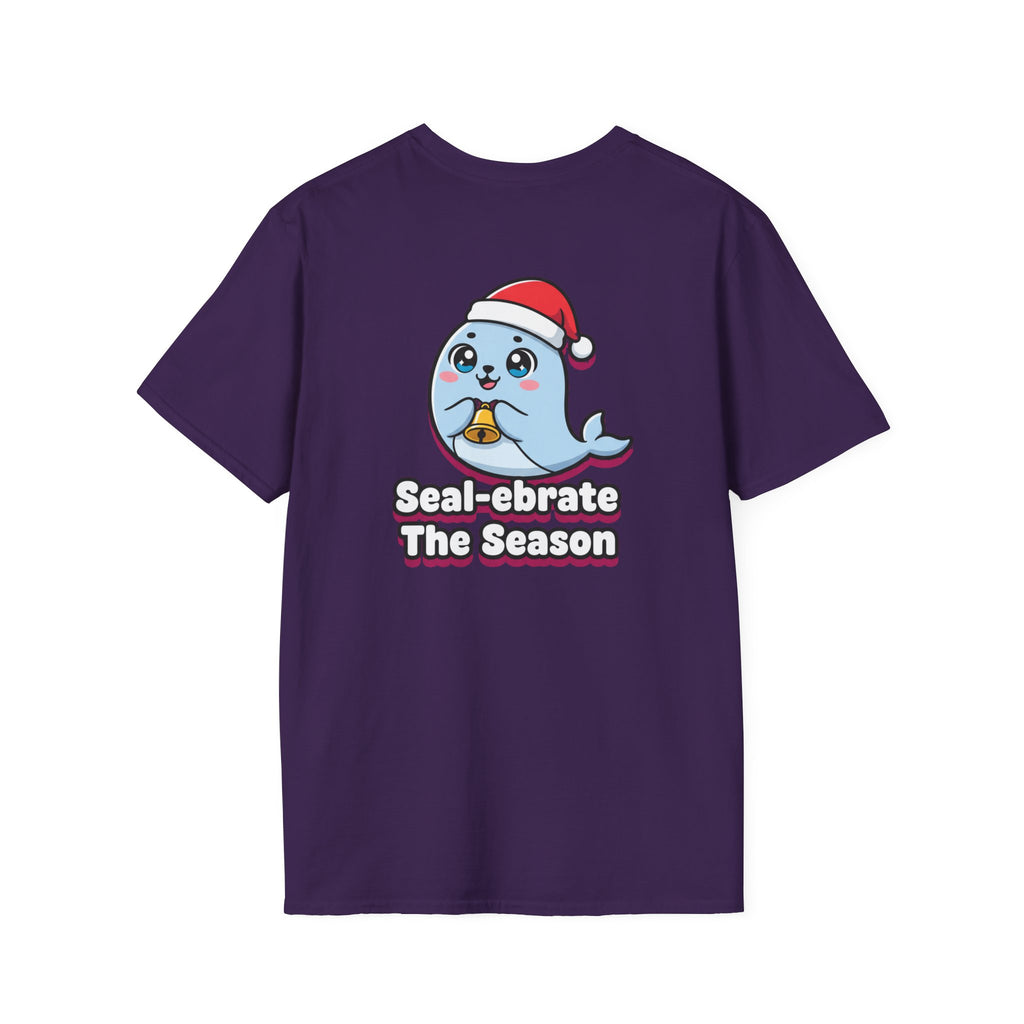 Cute Christmas Shirt Sealebrate The Season Funny Animal Unisex Softstyle Tee Christmas Gift