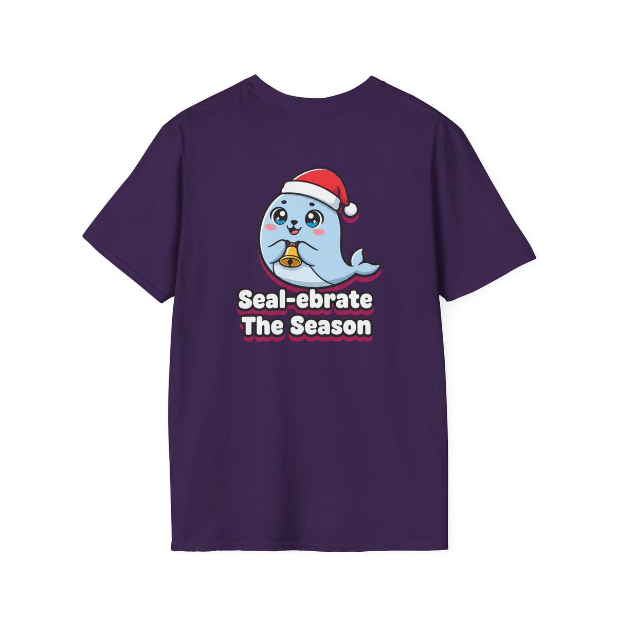 Cute Christmas Shirt Sealebrate The Season Funny Animal Unisex Softstyle Tee Christmas Gift