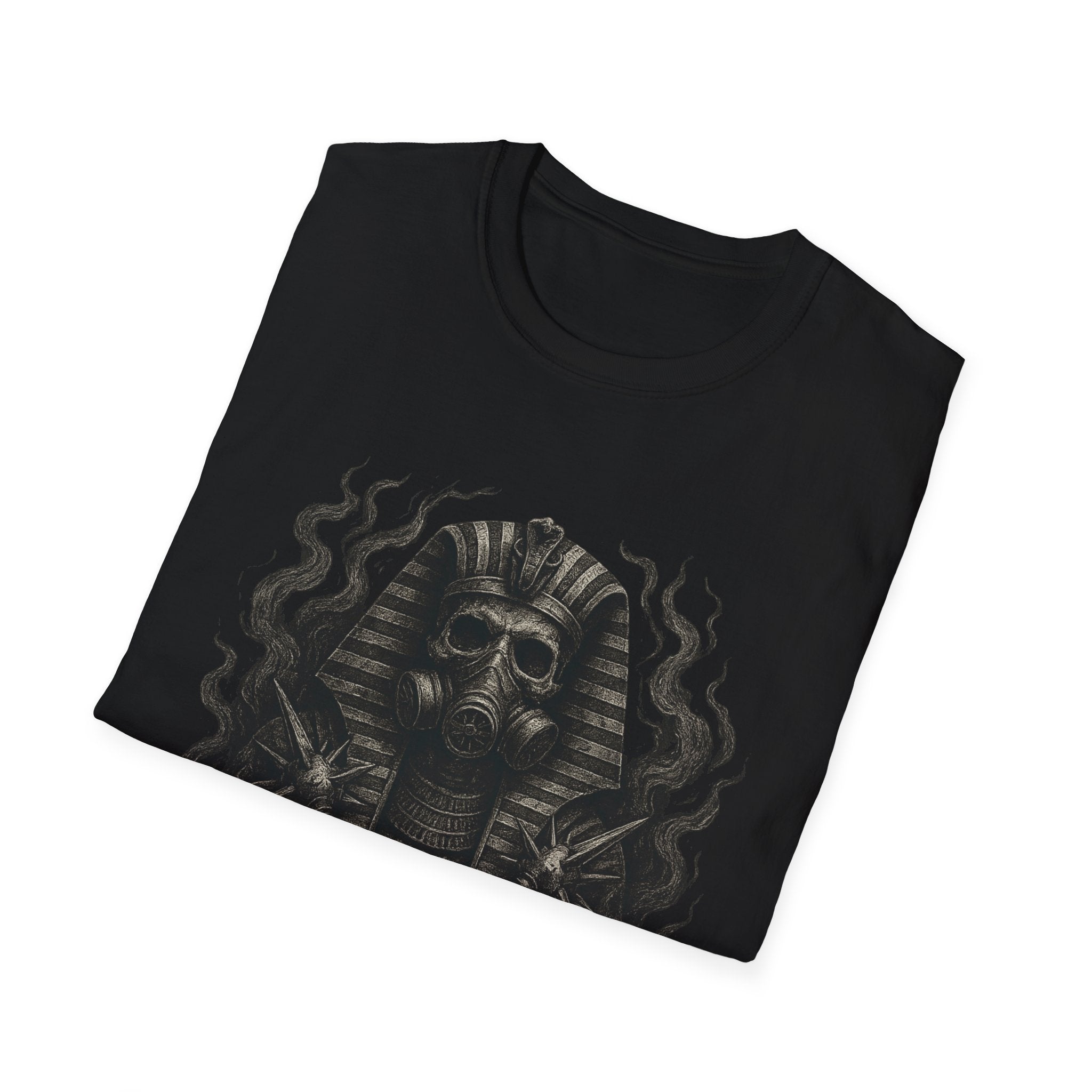 Vintage Mens T-shirts Egyptian Skull Graphic Tees Men Pharaoh Unisex Clothing Best Gift