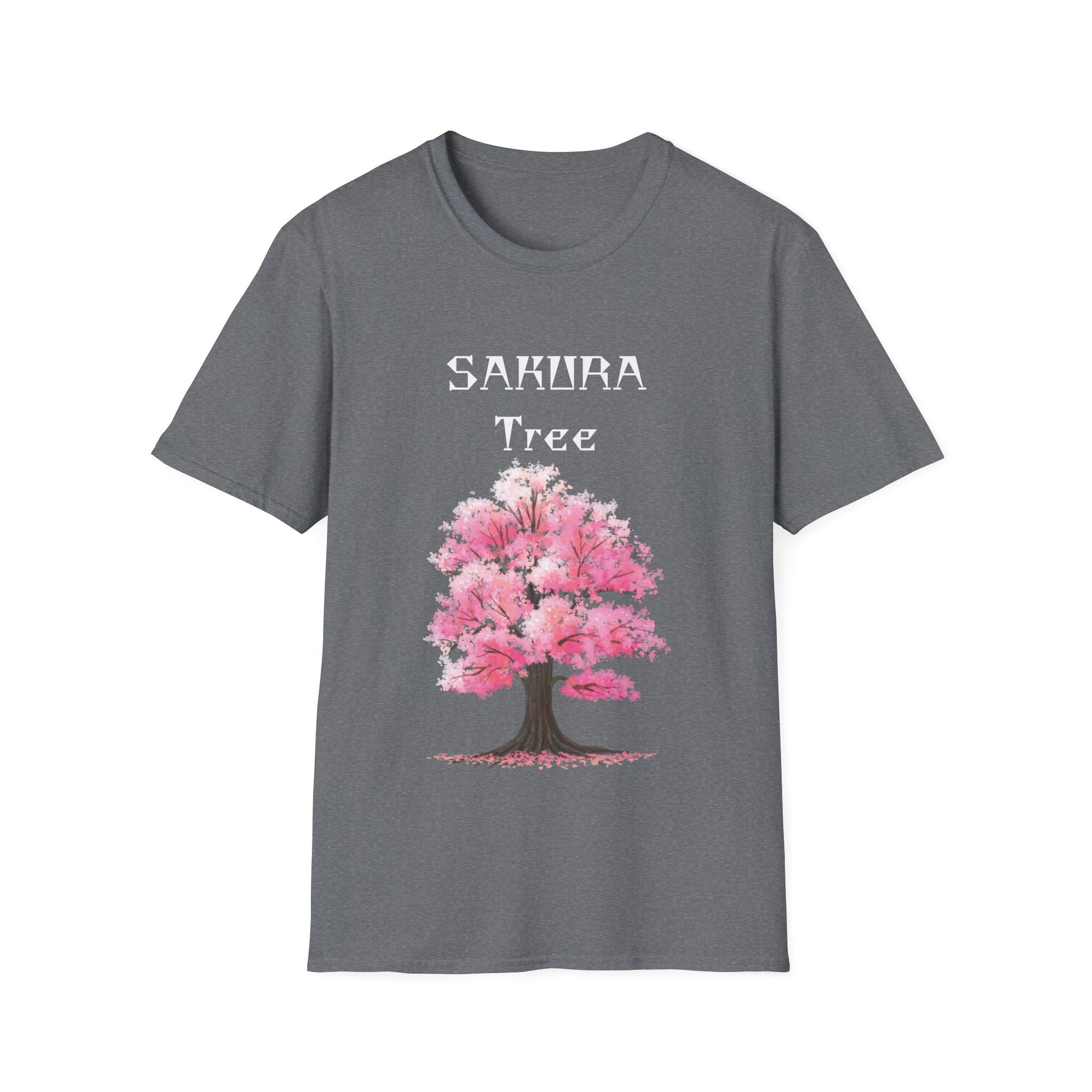 Sakura T-Shirt Japanese Art Shirt Unisex Softstyle Cherry Blossom Flower T-shirt