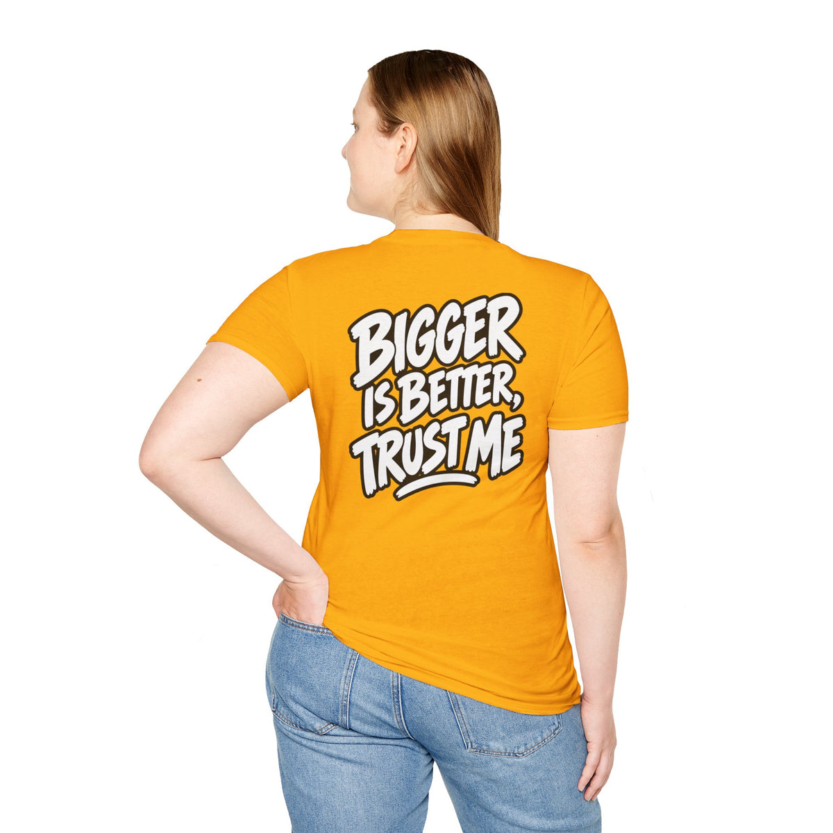 Funny Dark Humor Shirt Bigger Is Better Trust Me Novelty Tee Unique Gift