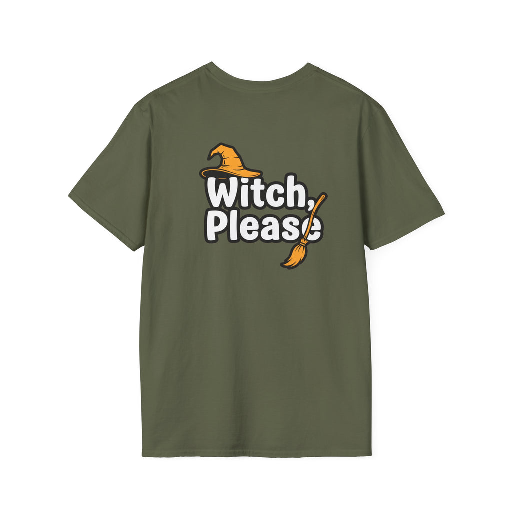 Dark Humor Halloween Shirt Witch Please Funny Sarcastic Witchy Unisex Softstyle Tee Adult Halloween Gift