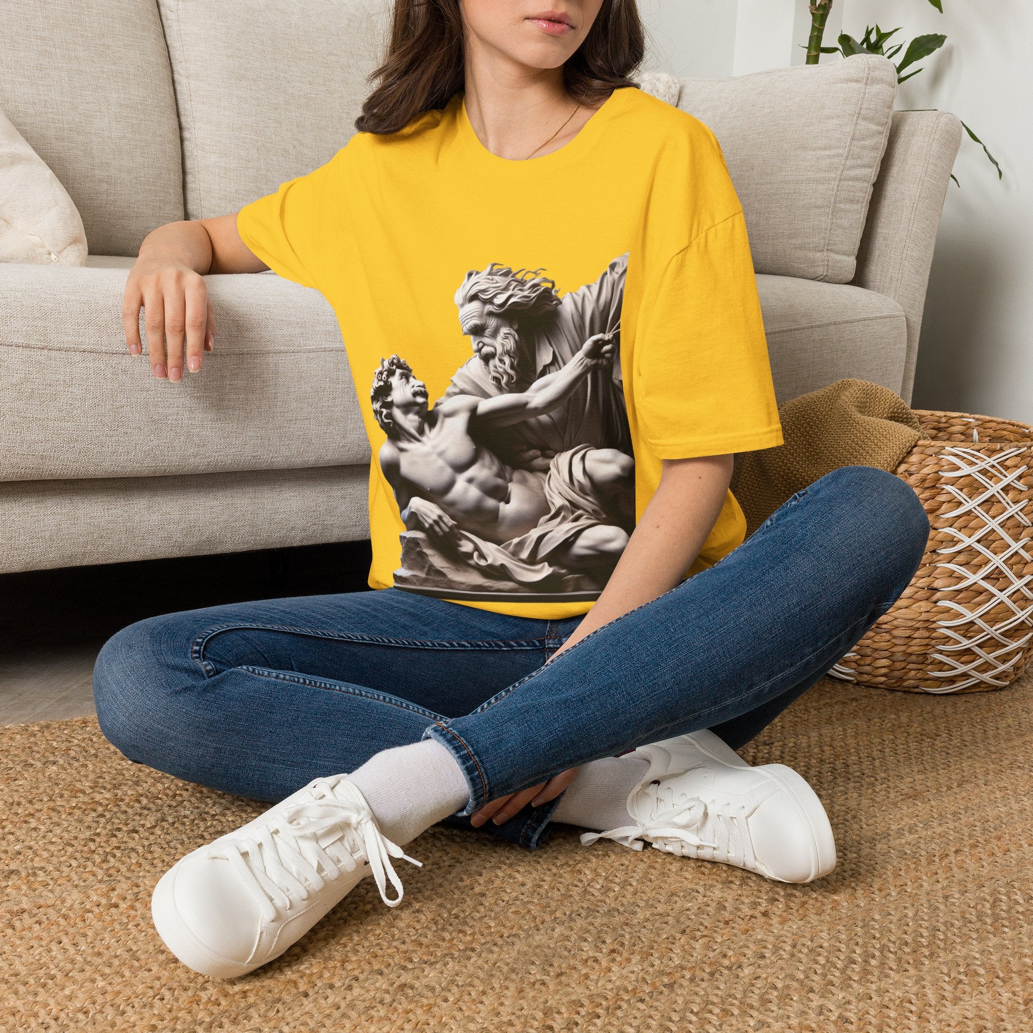 Funny Albert Einstein Unisex Softstyle T-Shirt Unique Gift Cotton T-shirt Art