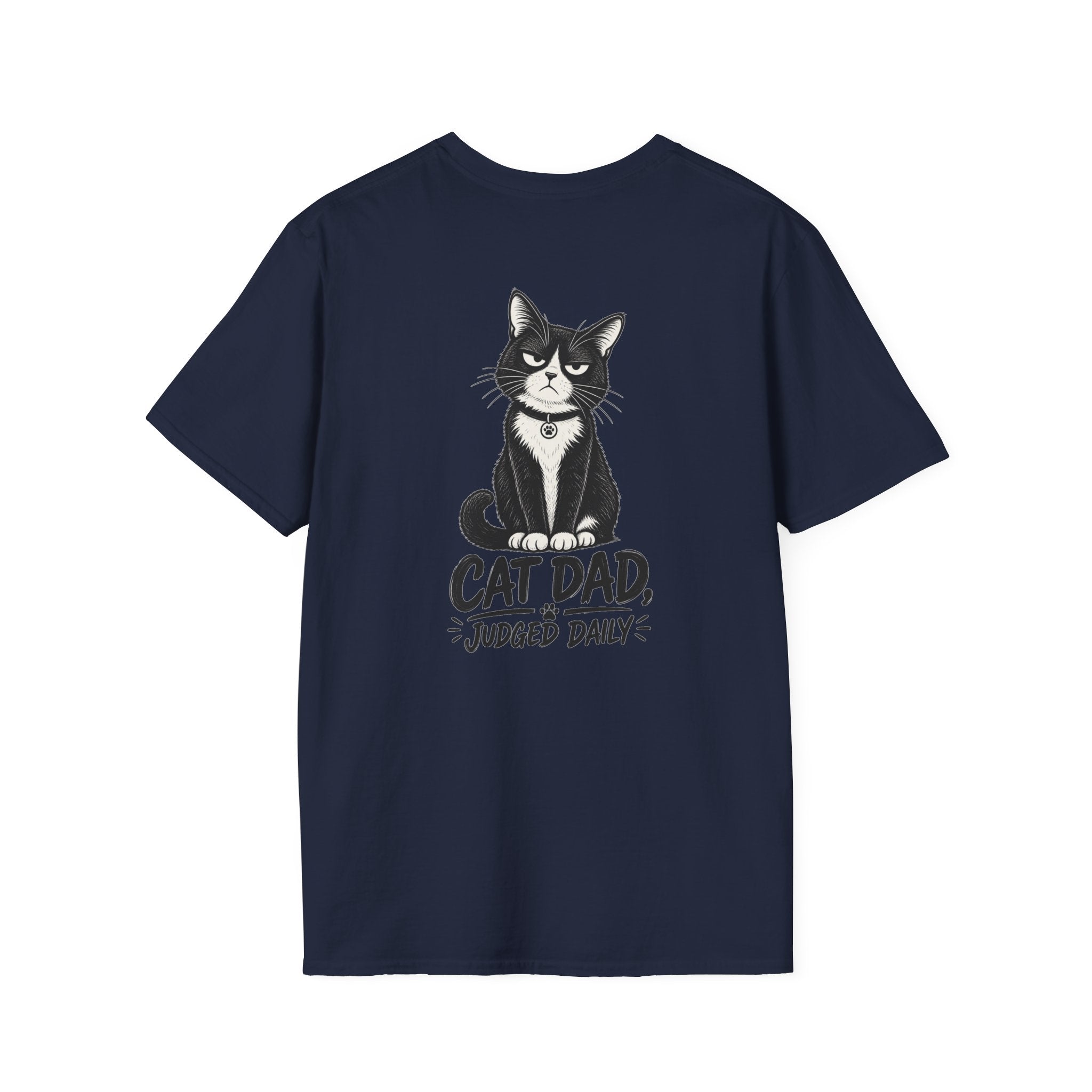 Cat Dad Shirt Judged Daily Funny Cat Lover Graphic Tee Dark Humor Tee Unique Gift Funny Tshirt