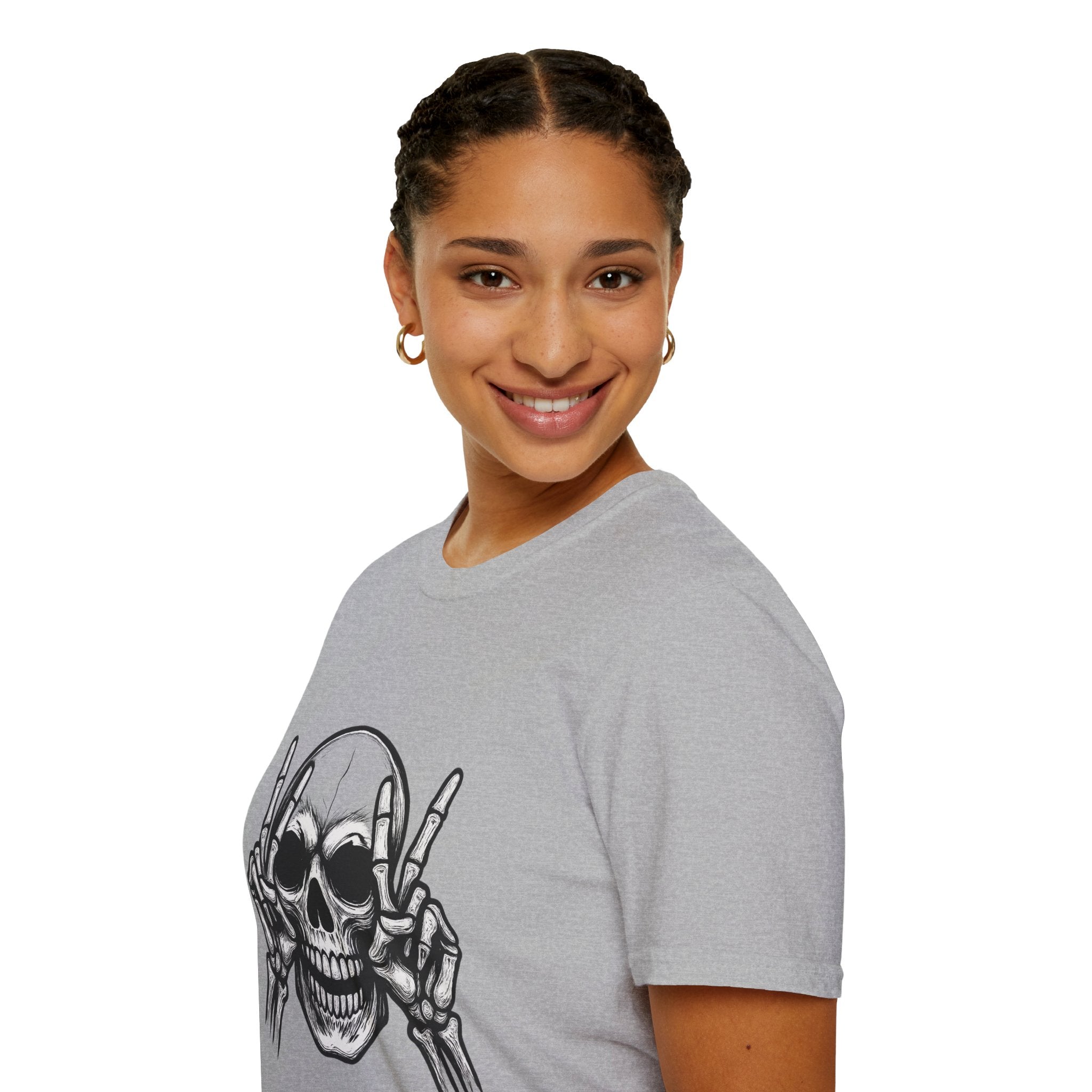 Mens Skull T-shirt Graphic Tees Skeleton Apparel Clothing Skulls Accessories Best Gift