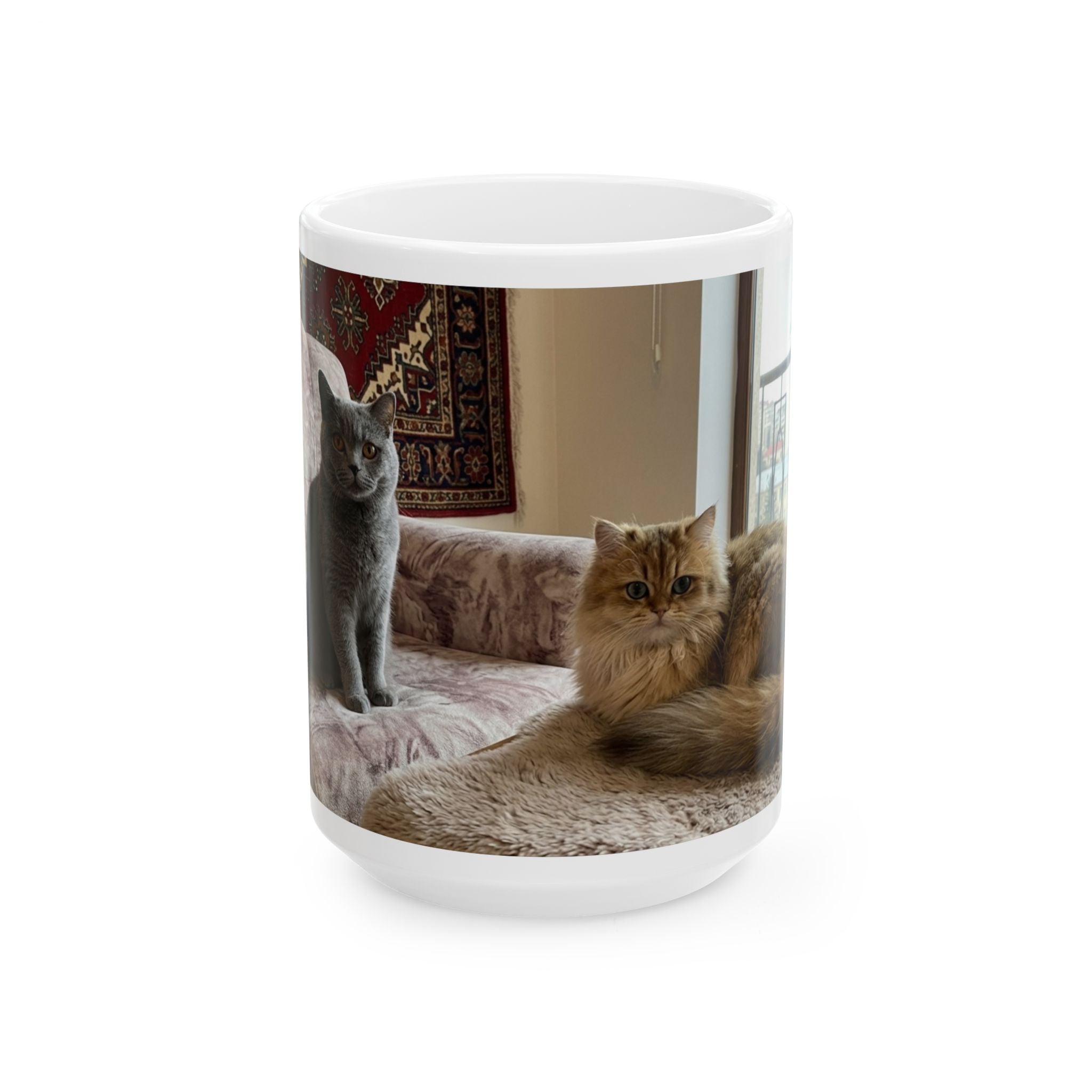 Funny British Shorthair Cat Mug Cute Detective Cat Coffee Cup Lover Gift Ceramic Mug 11oz 15oz Cats