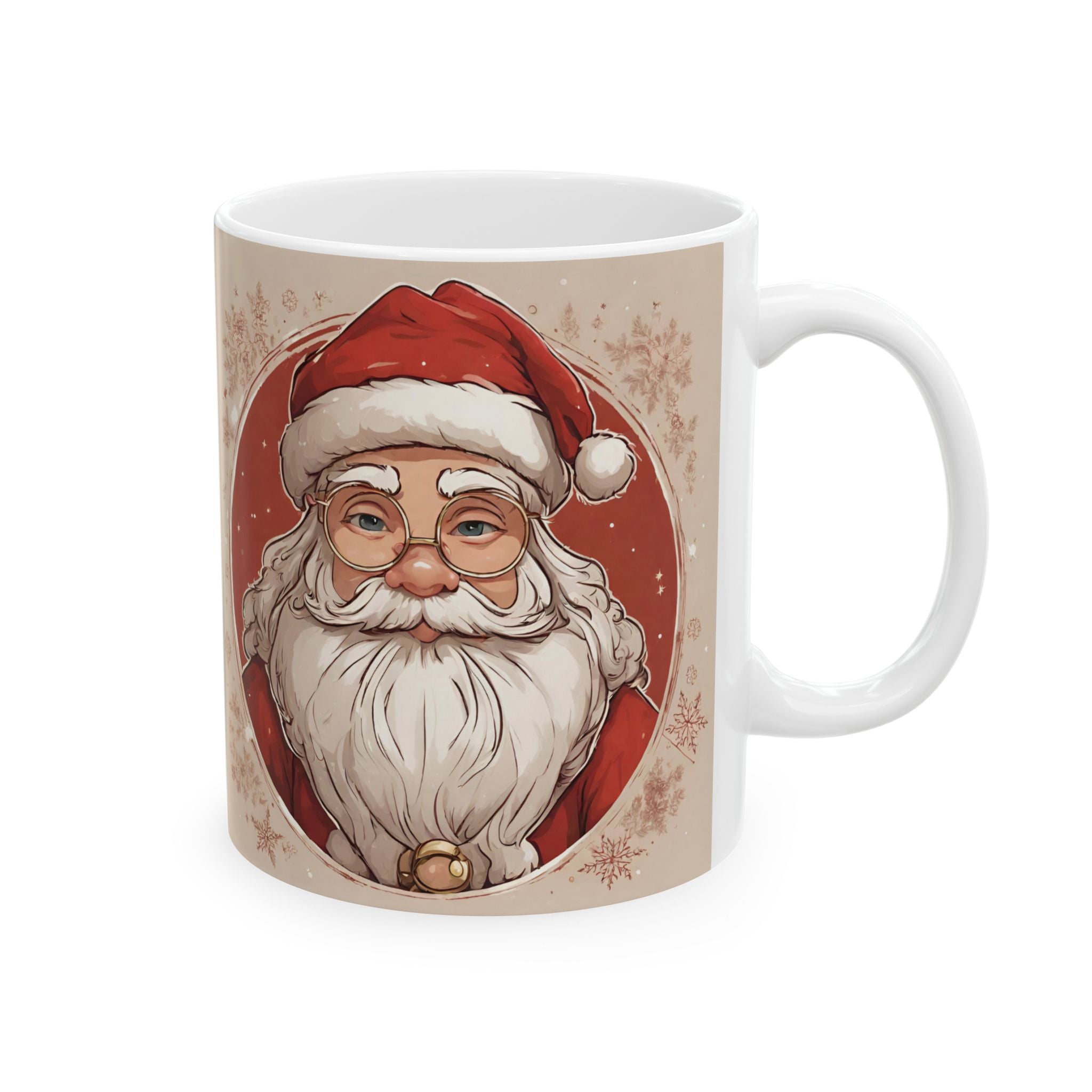 Christmas Mug Da Vinci Mug Art Paintings Mug Unique Funny Coffee Cup Santa Gift