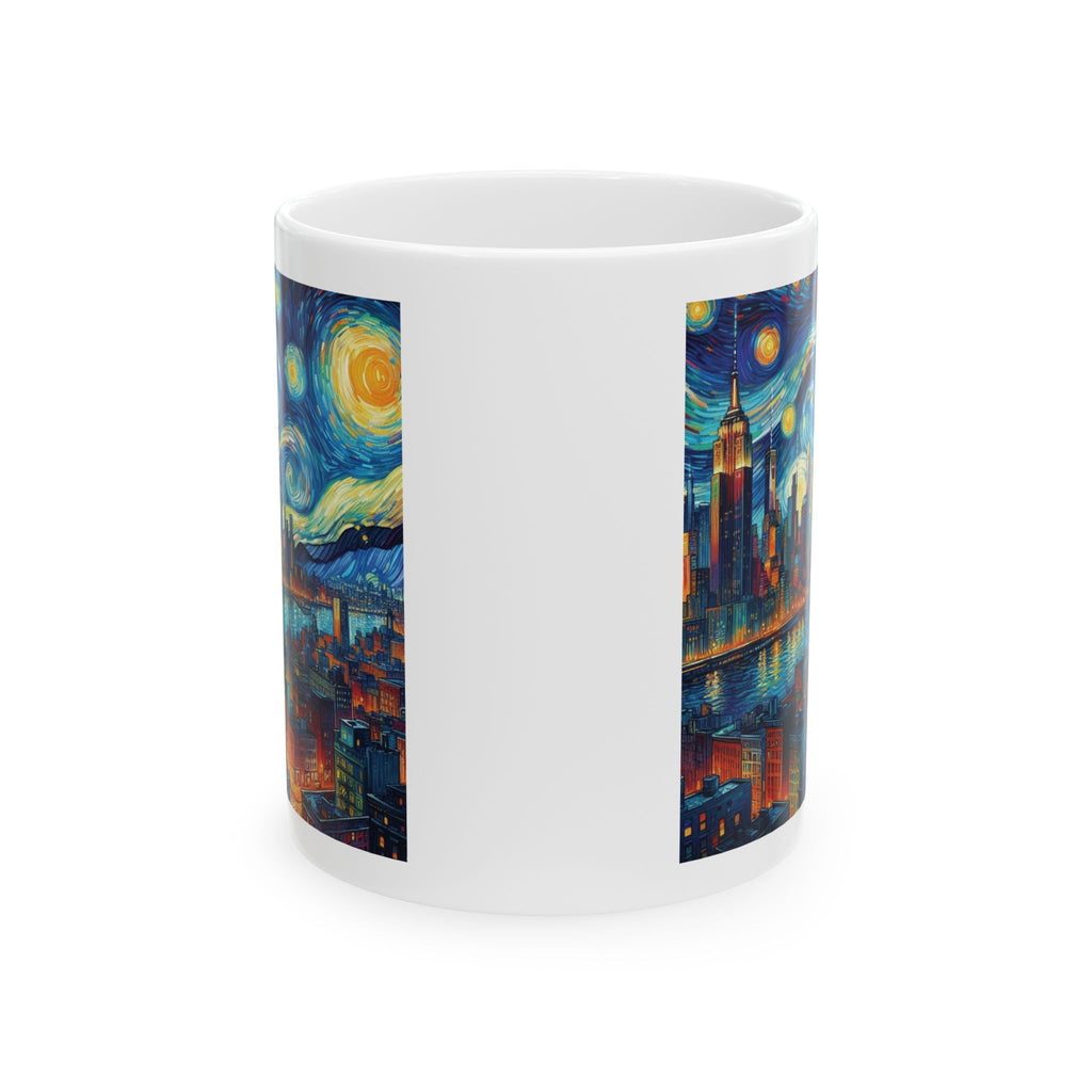 Large Coffee Mug Van Gogh Celestial Night Sky Capelli New York Navy Moon  11oz