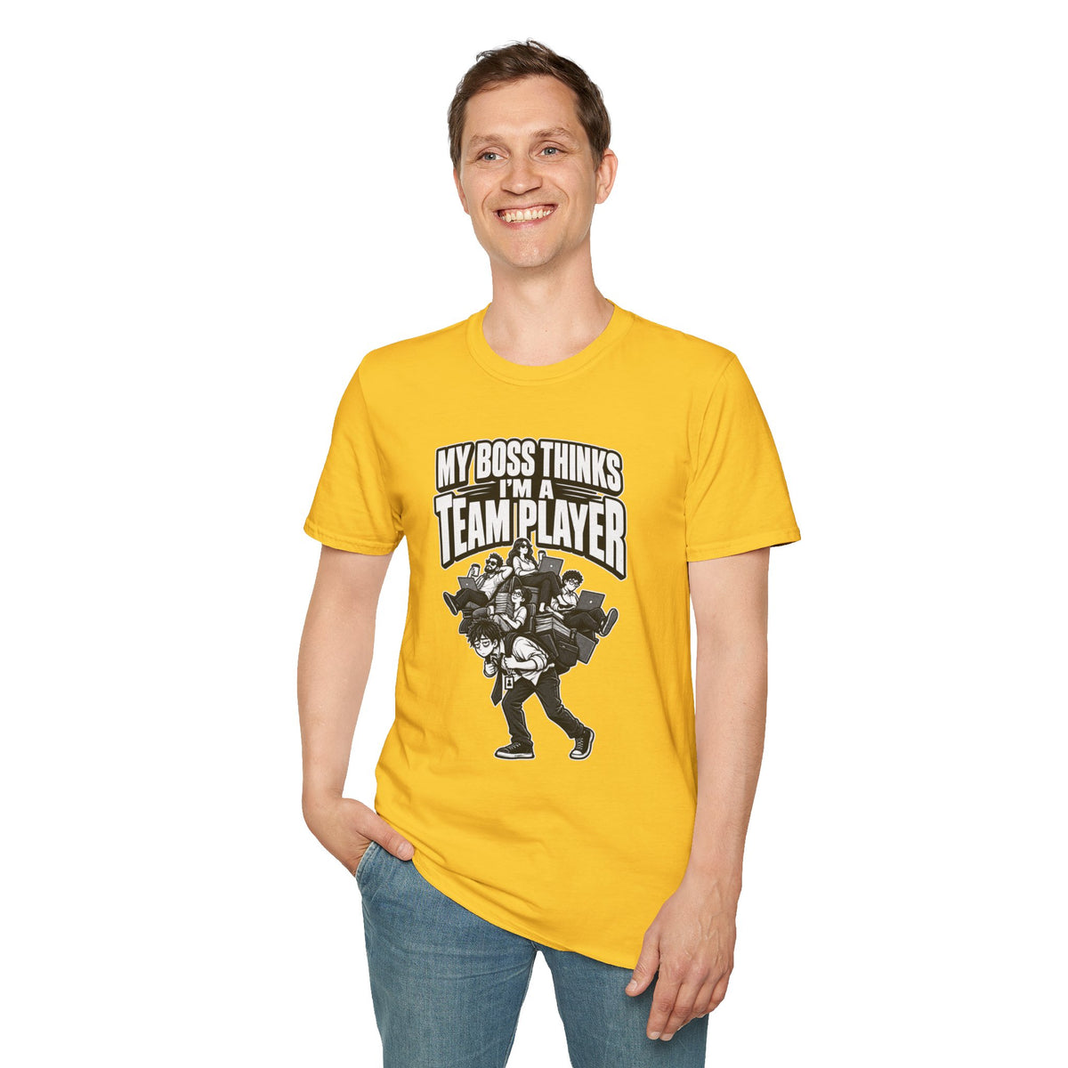 Funny Dark Humor Tshirt — Funny Office Tshirt Dark Humor Graphic Tee Unique Coworker Gift TEAM PLAYER Shirt