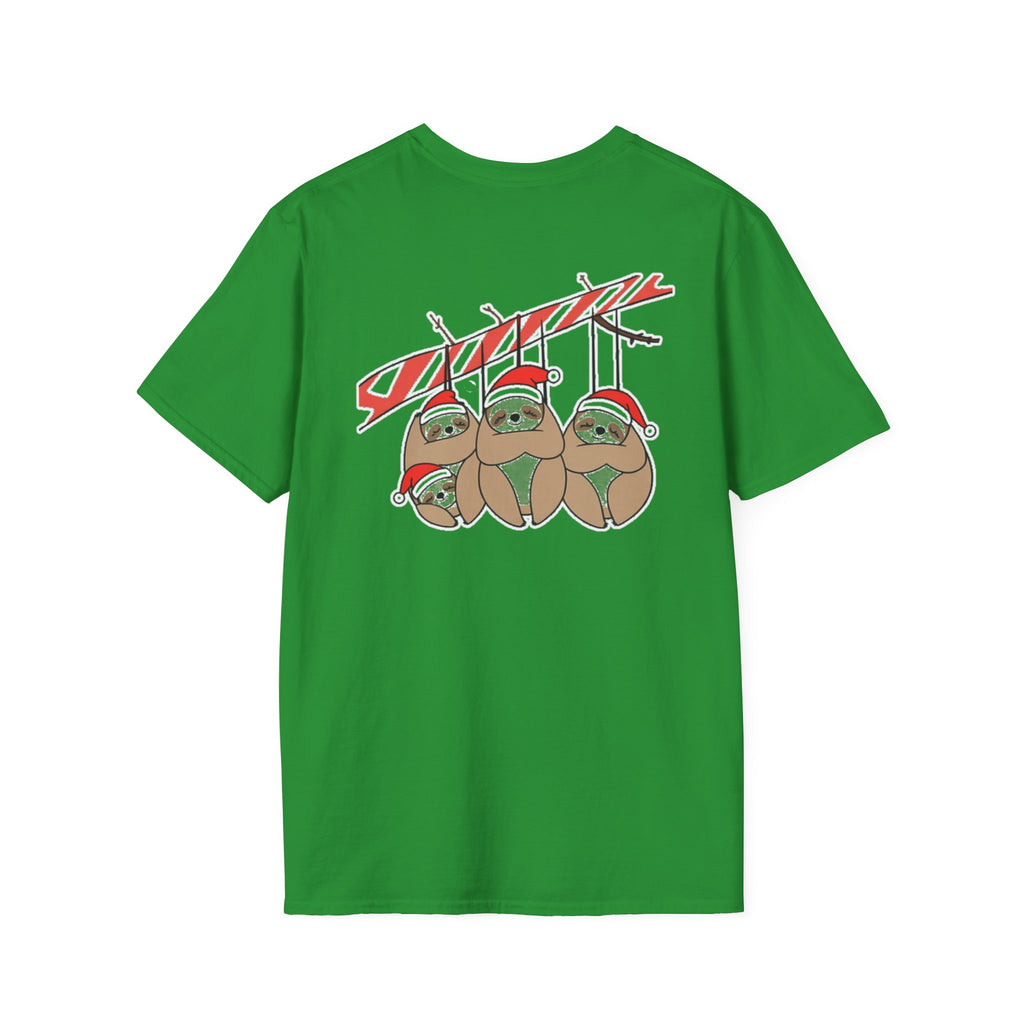 Christmas Sloths Family T-Shirt | Cute Cartoon Holiday Design Unique Holiday Gift Shirt