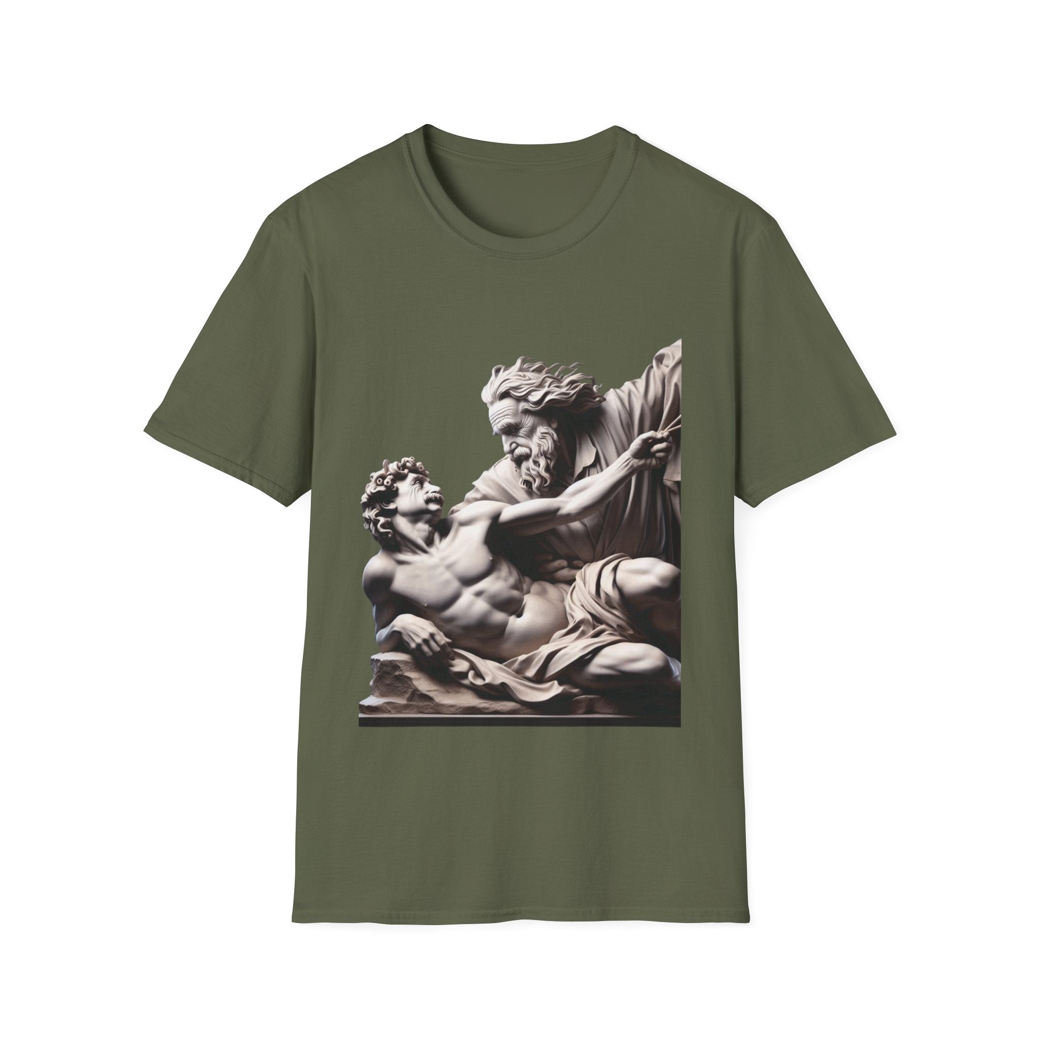 Funny Albert Einstein Unisex Softstyle T-Shirt Unique Gift Cotton T-shirt Art