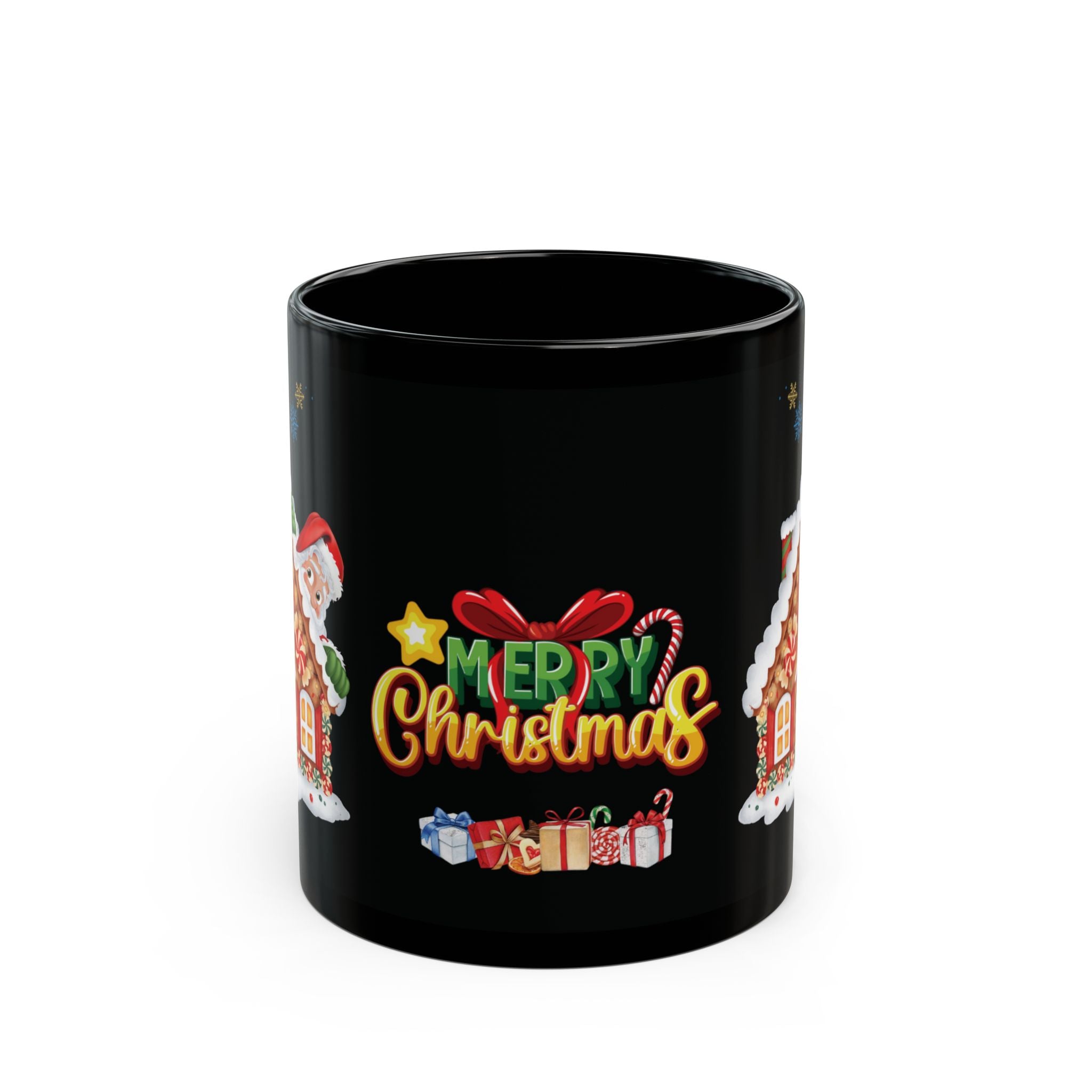 Funny Santa Claus Merry Christmas Mug Unique Mug Cute Gift Black Coffee Cup 11oz