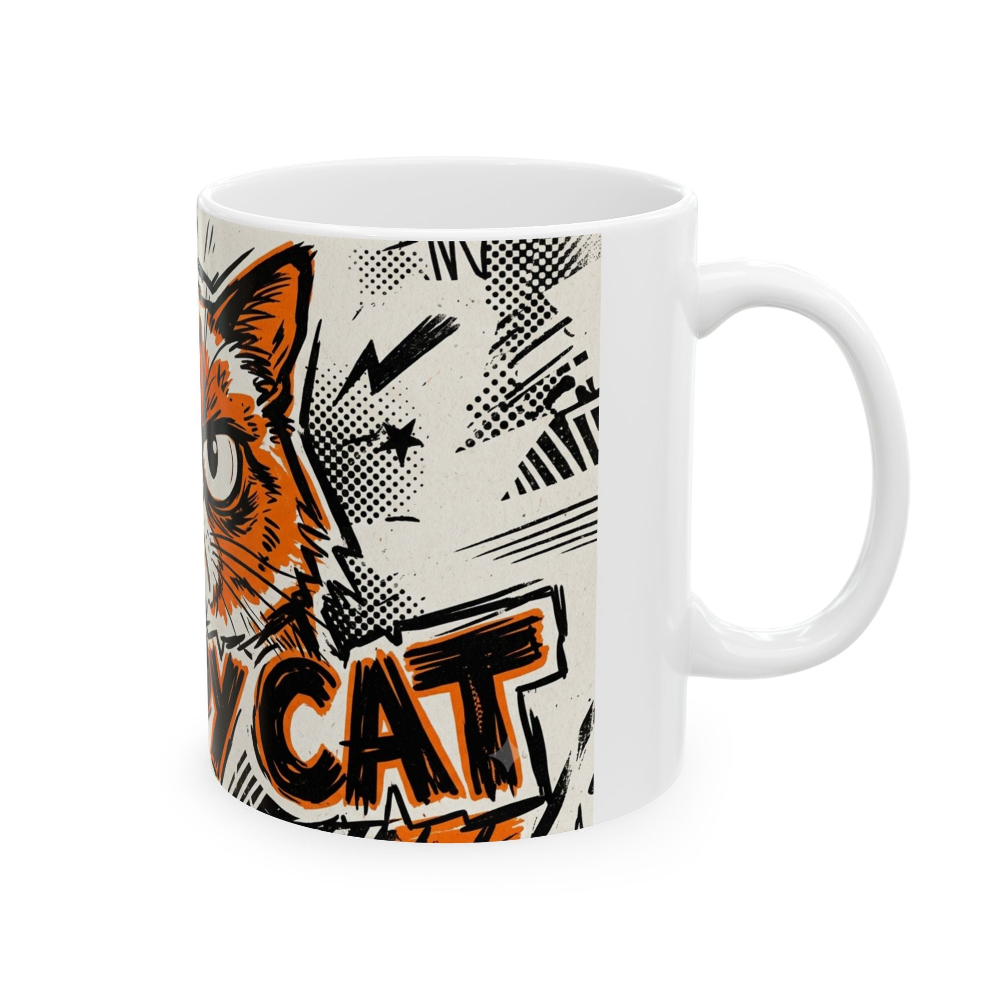 Cat Mom Coffee Mug Minimalist Line Art Cat Lover Gift Funny Ceramic Cup Tea Cup 11oz 15oz Best Gift for Mothers Animal Lovers