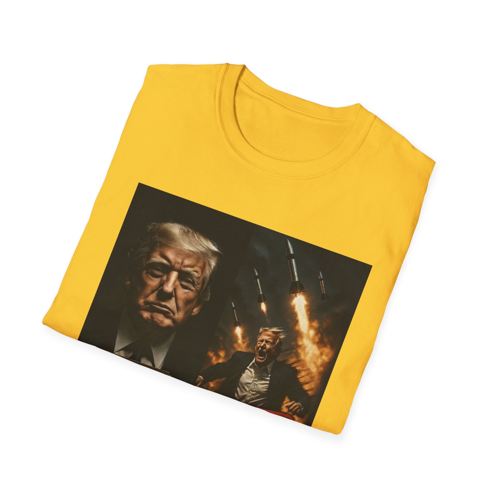 Funny Trump-Epstein T-Shirt Conspiracy Theory Unique Unisex Softstyle Tshirt