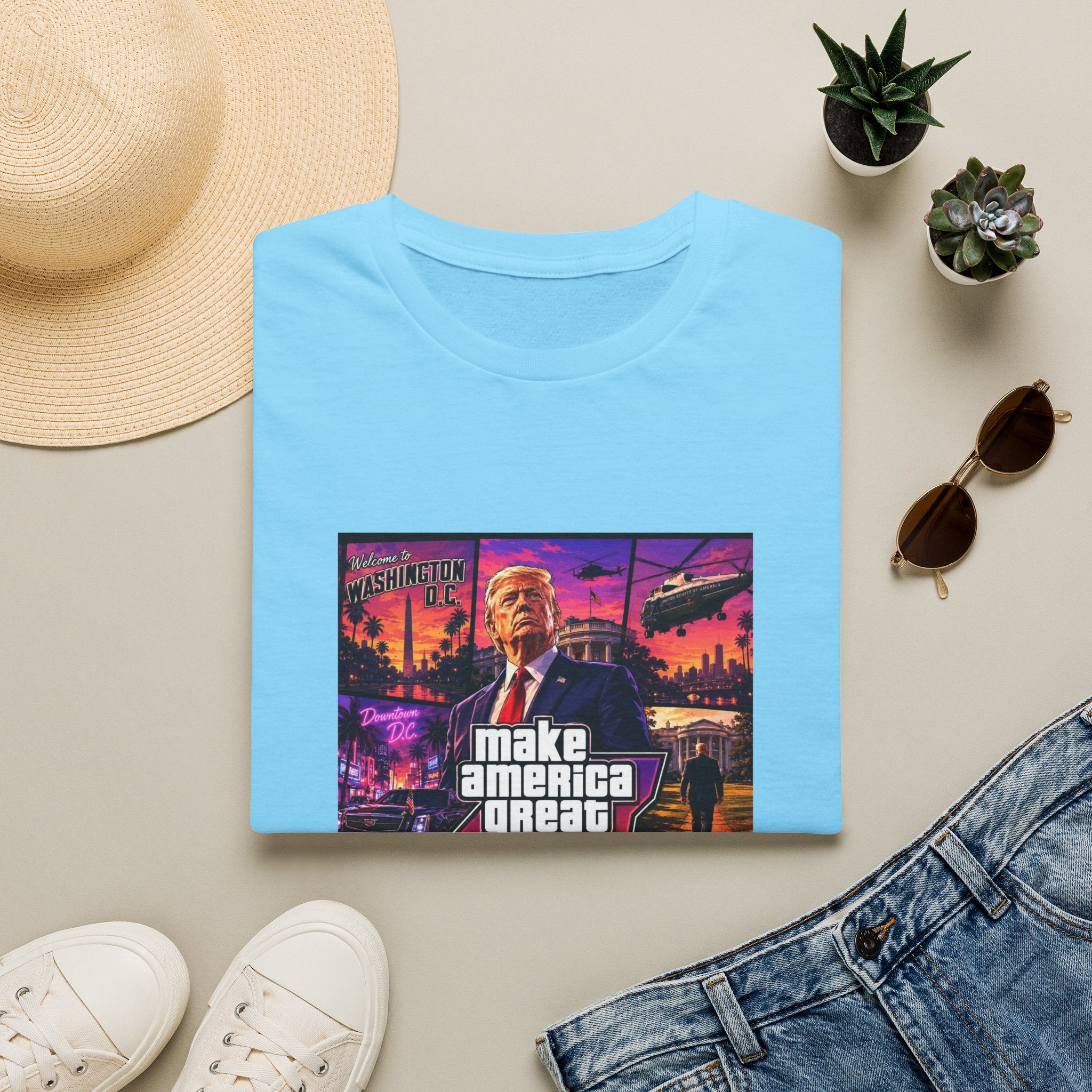 Funny Trump Make America Great Again T-Shirt Patriotic Political Trump Artwork