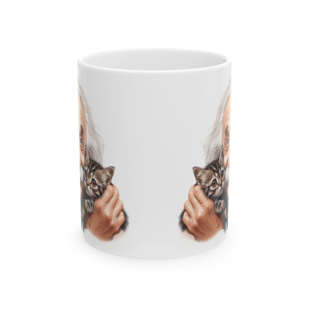 Funny Albert Einstein Mug Cat Animal Lover Tea Coffee Cup Ceramic Mug Unique Gift 11oz
