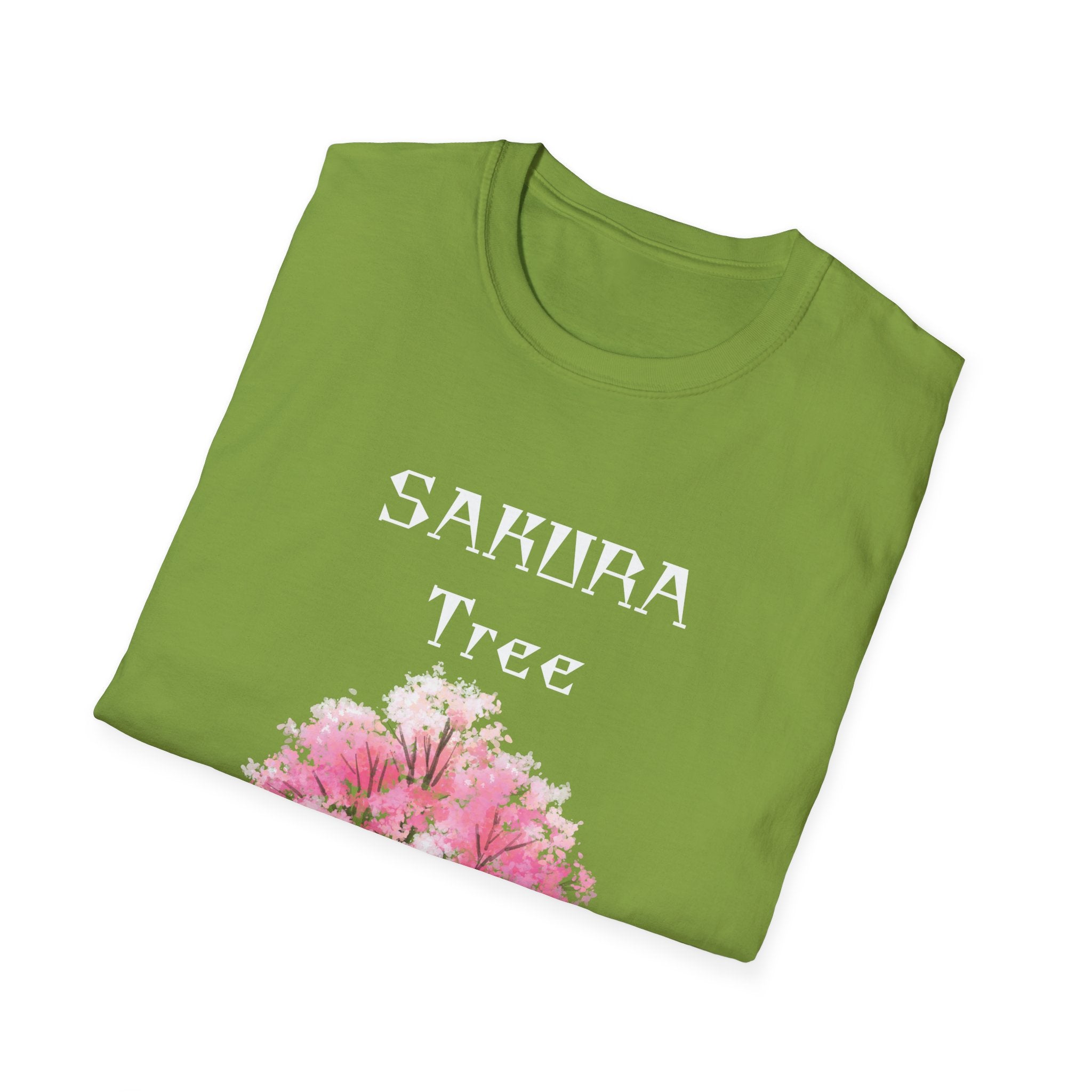 Sakura T-Shirt Japanese Art Shirt Unisex Softstyle Cherry Blossom Flower T-shirt