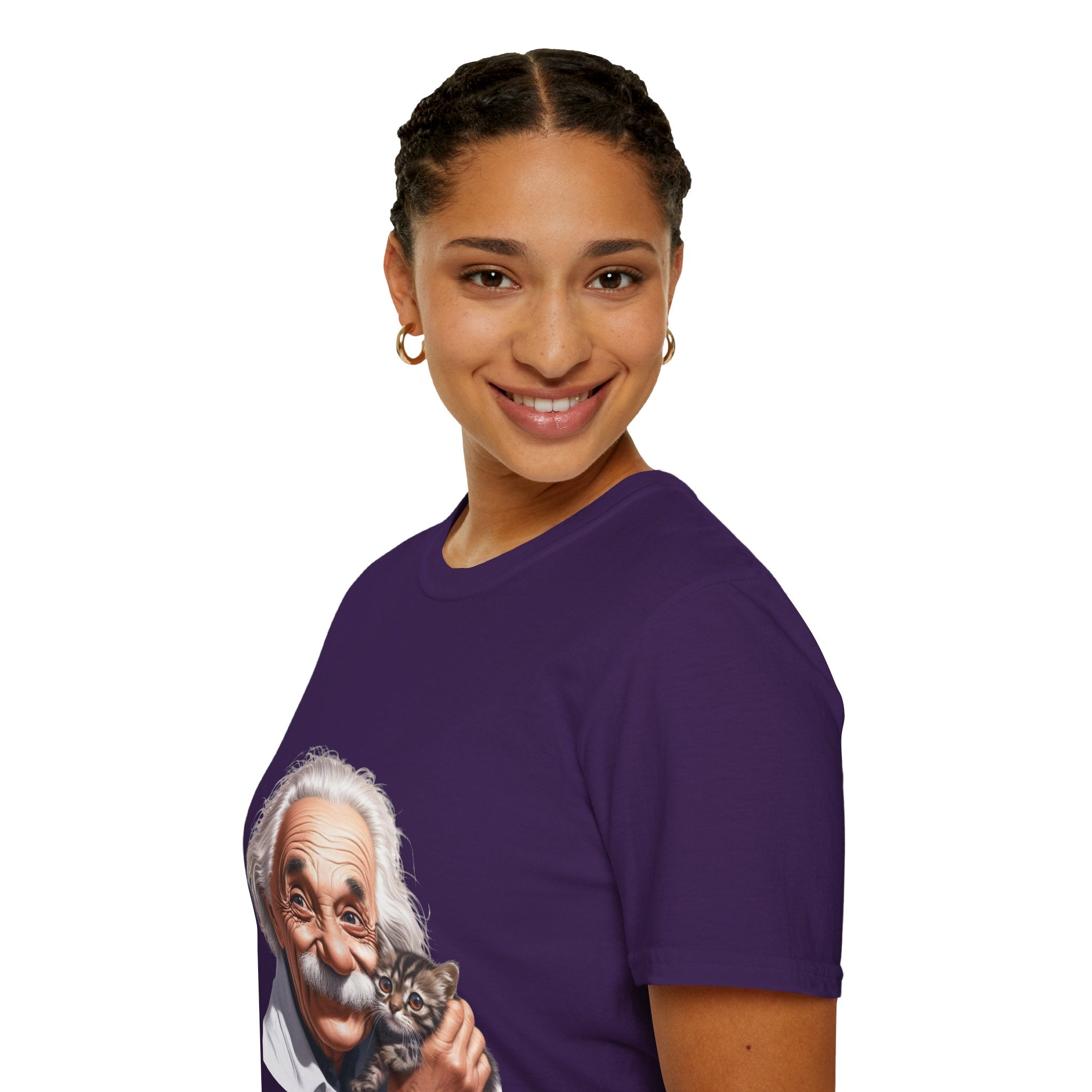 Funny Albert Einstein T-Shirt Unisex Softstyle T-Shirt Cotton Unique Gift German