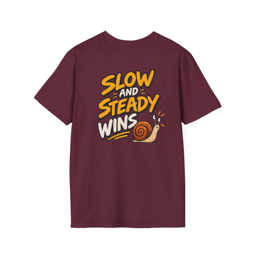 Funny Dark Humor Shirt Slow and Steady wins Funny Office Tee Unique Gift
