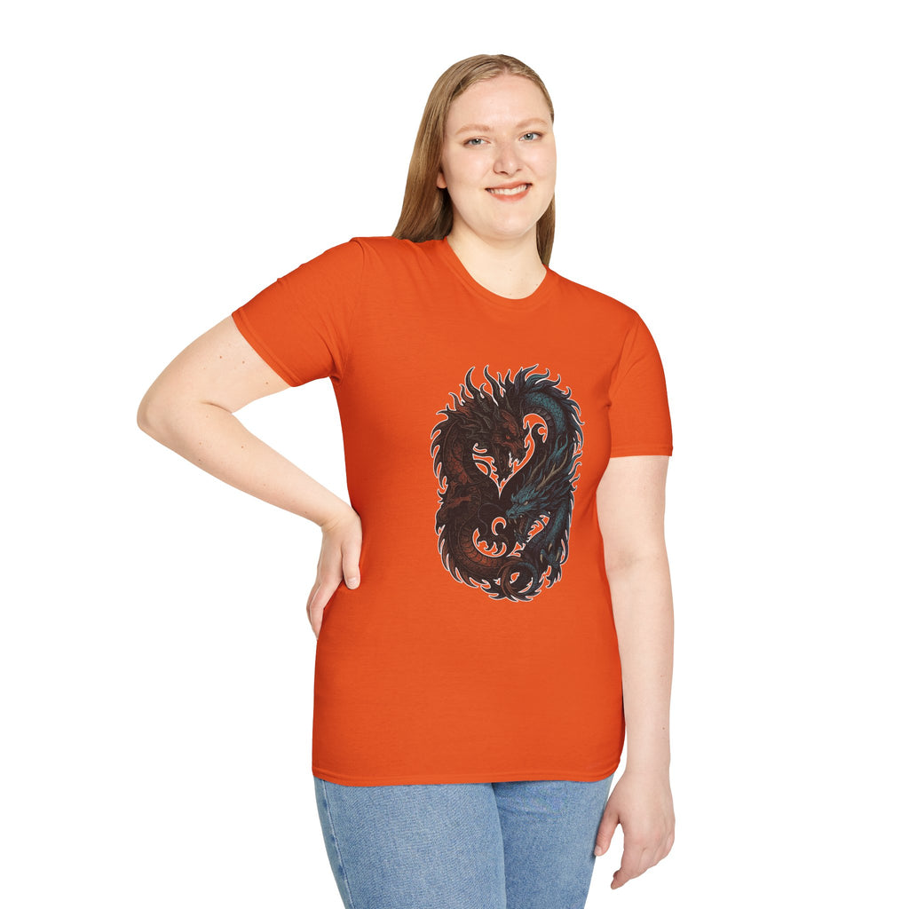 Dragon T-shirt Men Women Graphic Tee Clothing Apparel Chinese Dagon Symbol Gift
