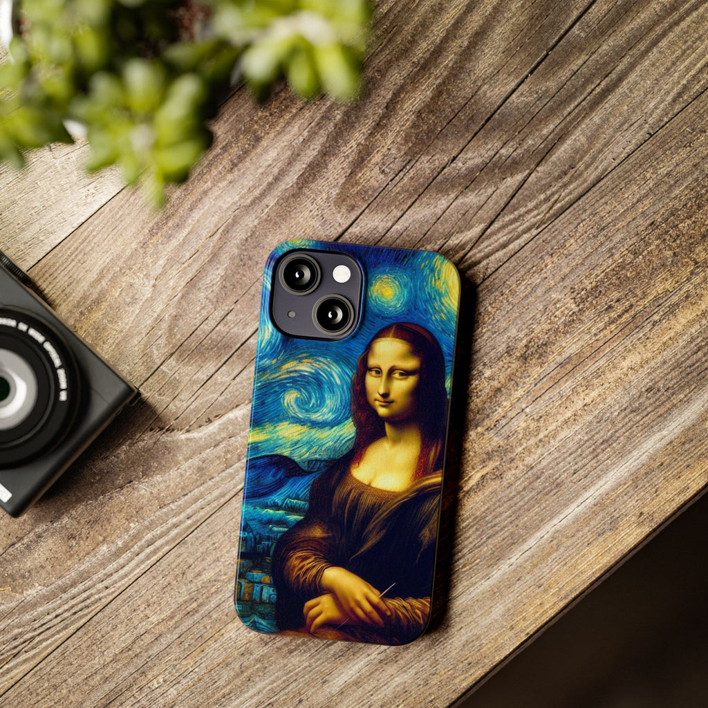 Funny Mona Lisa Phone Cases Van Gogh Starry Night Case Unique Gift iPhone 17 New