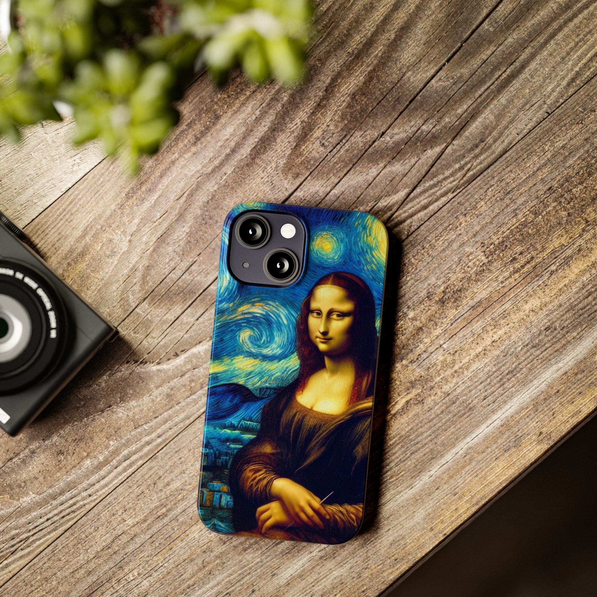 Funny Mona Lisa Phone Cases Van Gogh Starry Night Case Unique Gift iPhone 17 New