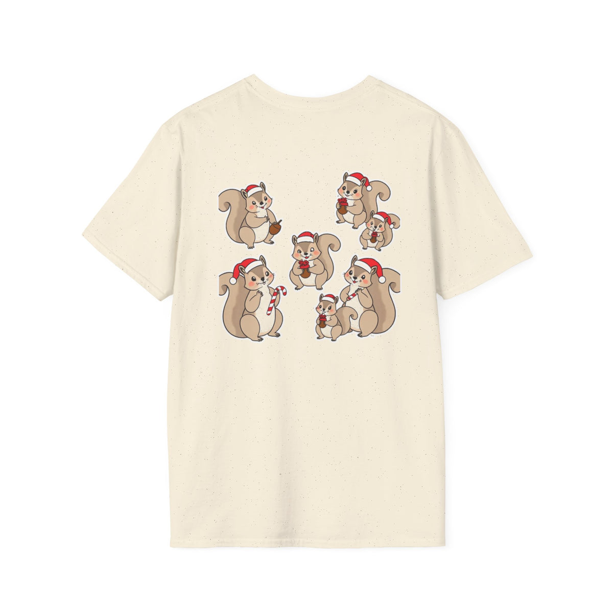 Christmas Squirrels Family T-Shirt | Cute Cartoon Design Unique Holiday Gift Shirt