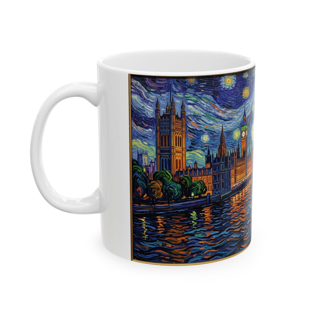 Funny London Mug Van Gogh Ceramic Mug You Are Here City Mug Coffee Mug Tea Gift 11oz 15oz