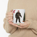 Christmas Funny Bigfoot Sasquatch Yeti Ceramic Mug Unique Gift Tea Coffee Cup