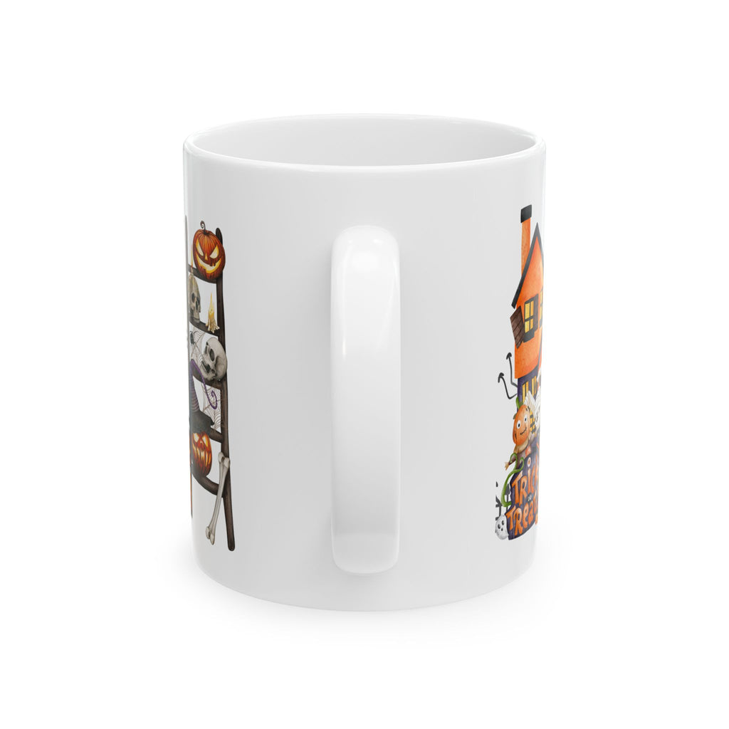 Happy Halloween Coffee Mug Cute Party Funny Gift For Kid Pumpkin Spooky Boo 11oz