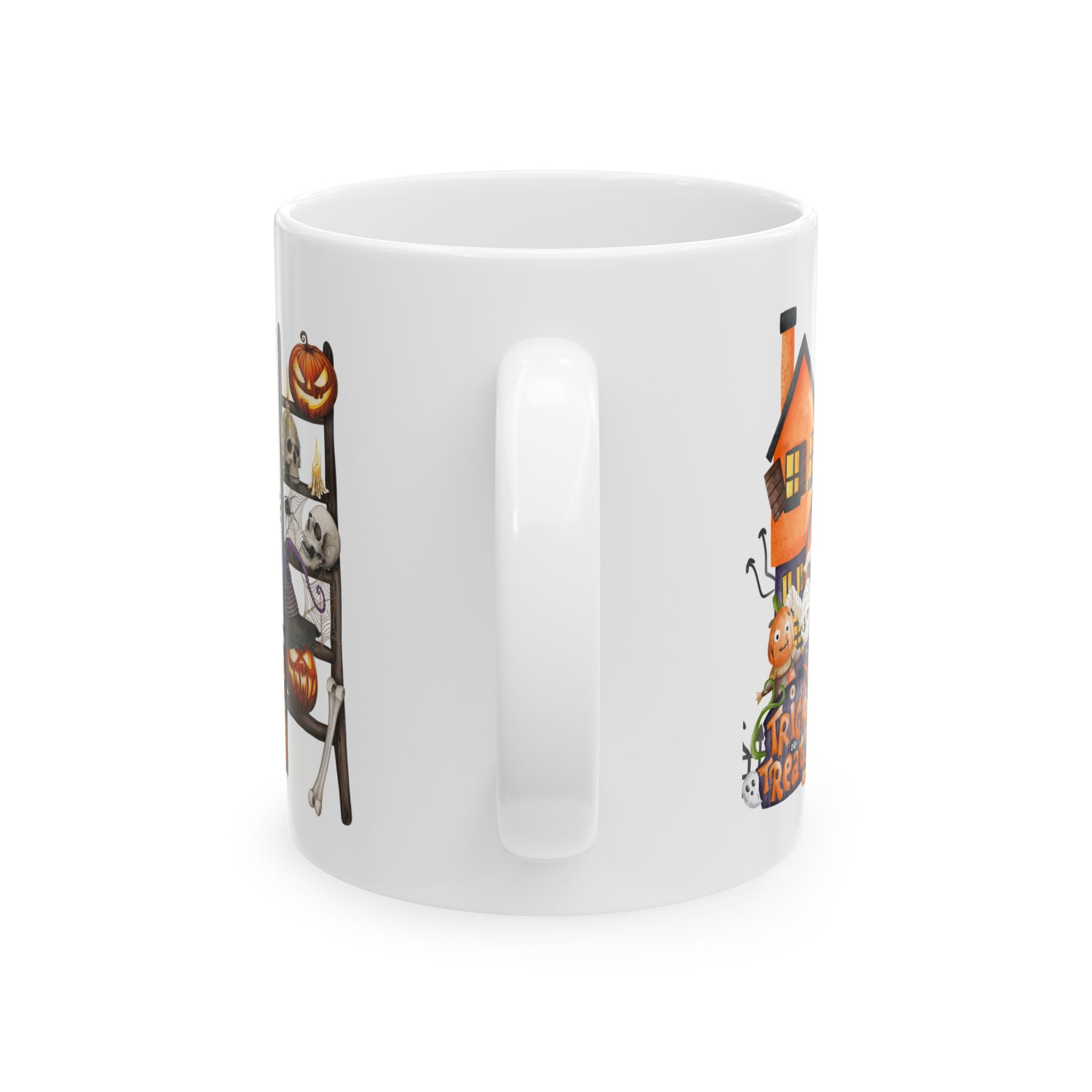 Happy Halloween Coffee Mug Cute Party Funny Gift For Kid Pumpkin Spooky Boo 11oz