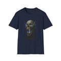 Funny Mens Electric Skull T-Shirt Classic Short Sleeve Shirt Apparel Clothing