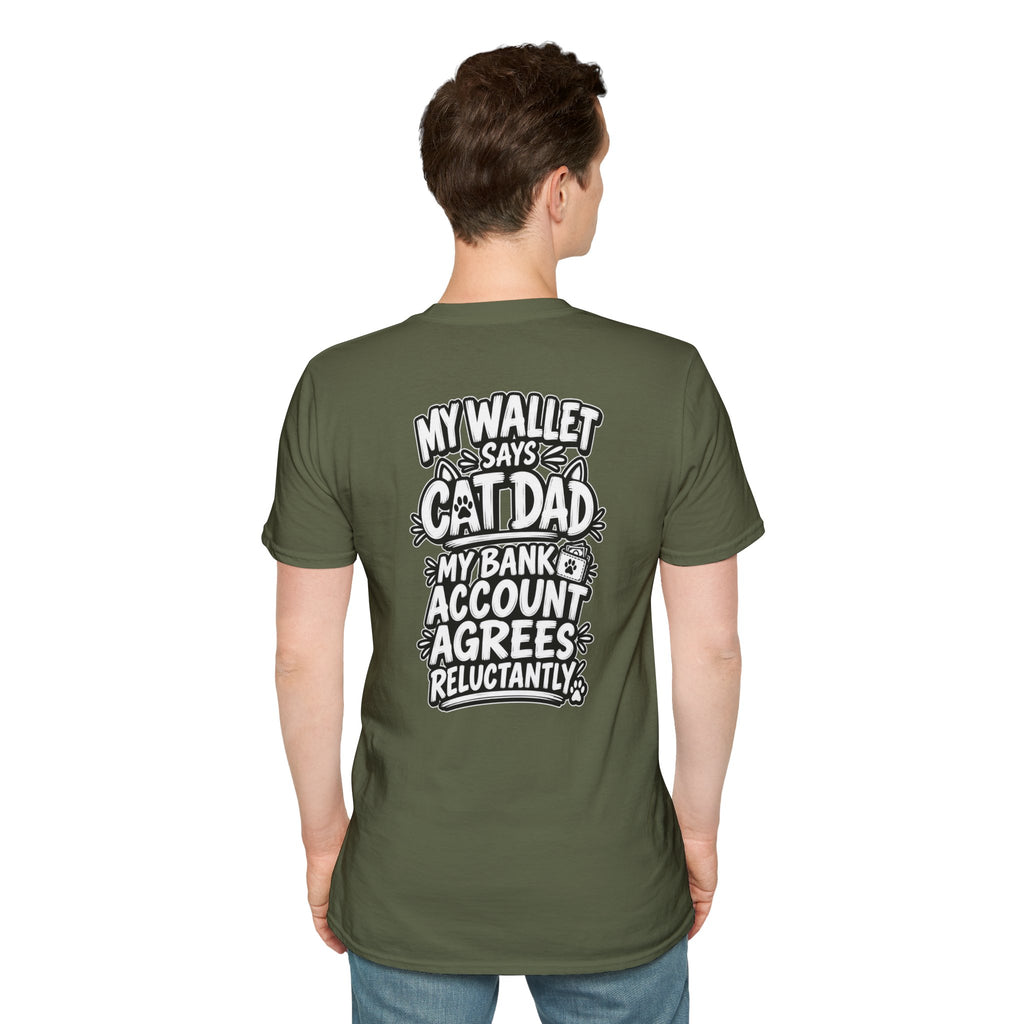 Cat Dad Shirt Pet Lover Tshirt Funny Cat Lover Graphic Tee Dark Humor Tee Unique Gift Funny Tshirt