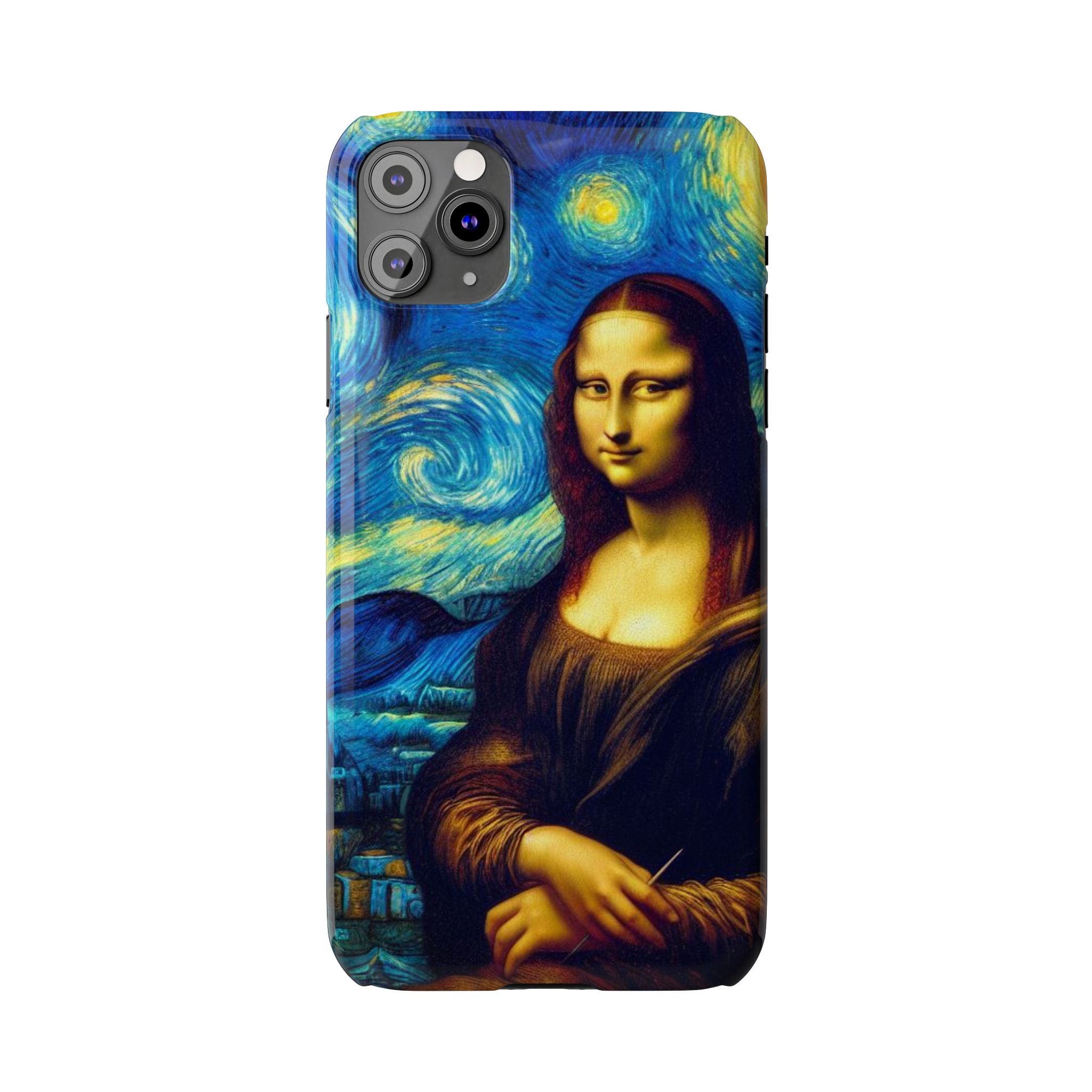 Funny Mona Lisa Phone Cases Van Gogh Starry Night Case Unique Gift iPhone 17 New