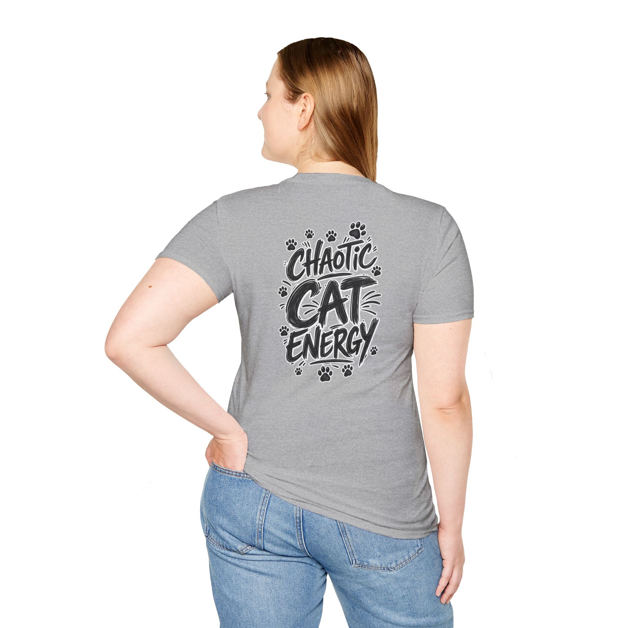 Funny Cat Shirt Chaotic Cat Energy Sarcastic Cat Lover Graphic Tee Cat Lover Graphic Tee Dark Humor Tee Unique Gift Funny Tshirt