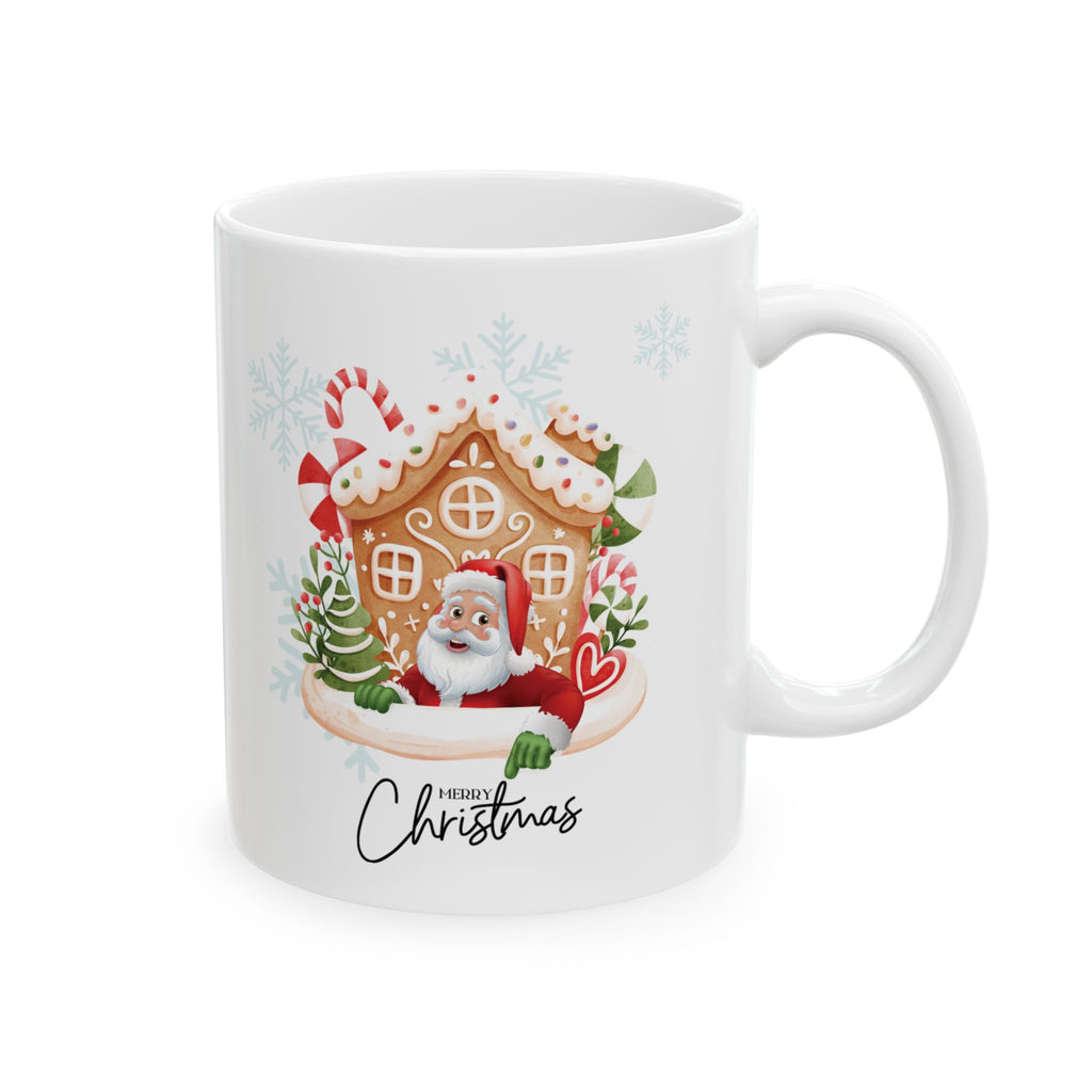 Funny Santa Claus Merry Christmas Mug Unique Cute Ceramic Coffee Cup Gift Kids 11oz