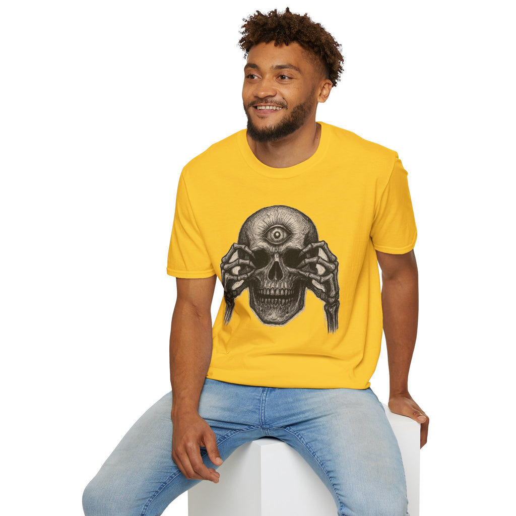 Mens Skull T-shirt Graphic Tees Skeleton Apparel Clothing Skulls Accessories Best Gift