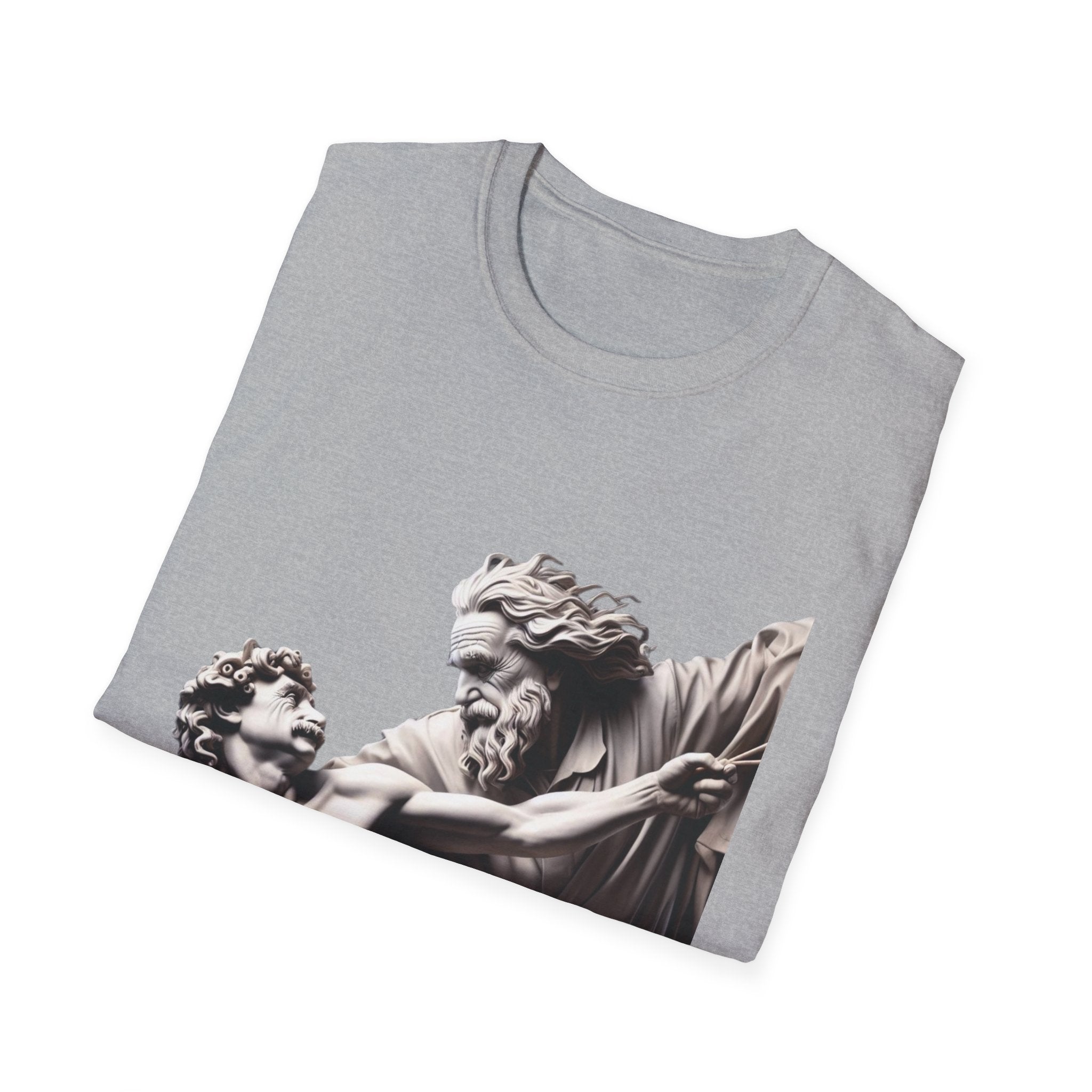 Funny Albert Einstein Unisex Softstyle T-Shirt Unique Gift Cotton T-shirt Art