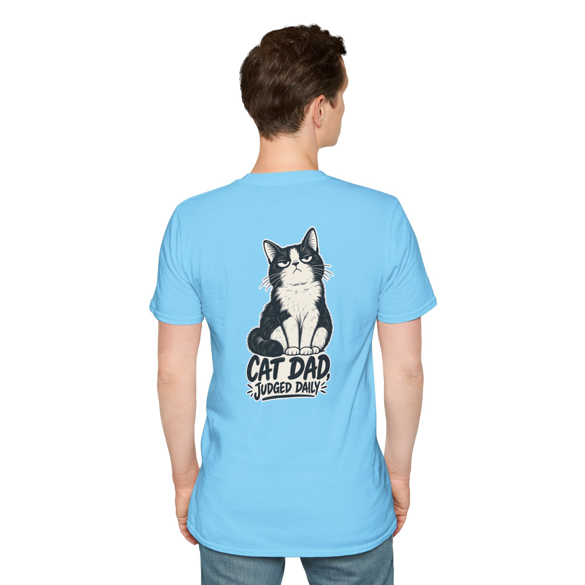 Cat Dad Shirt Judged Daily Funny Cat Lover Graphic Tee Dark Humor Tee Unique Gift Funny Tshirt