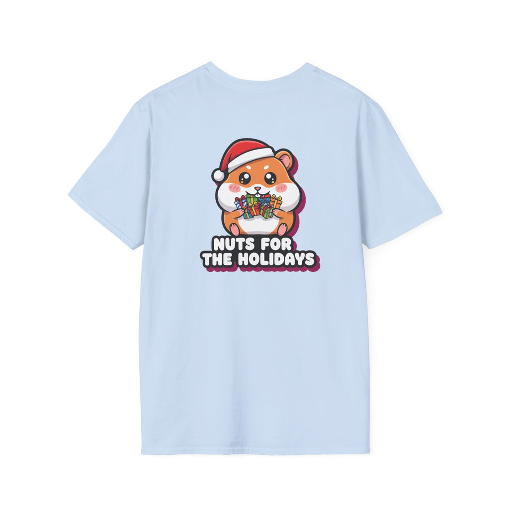 Cute Christmas Shirt Nuts For The Holidays Funny Animal Unisex Softstyle Tee Christmas Gift