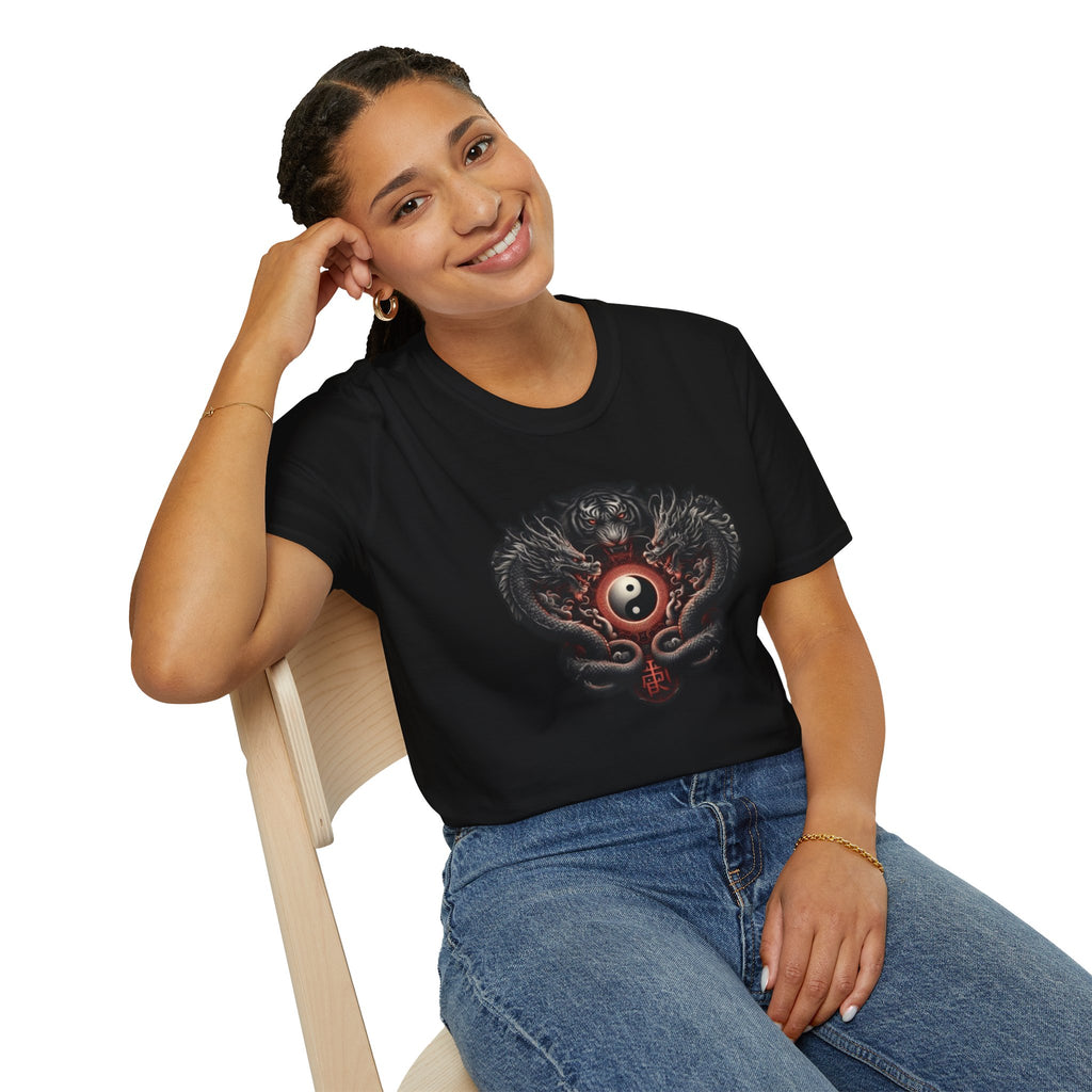 Dragon T-shirt Men Women Graphic Tee Clothing Apparel Chinese Dagon Symbol Gift