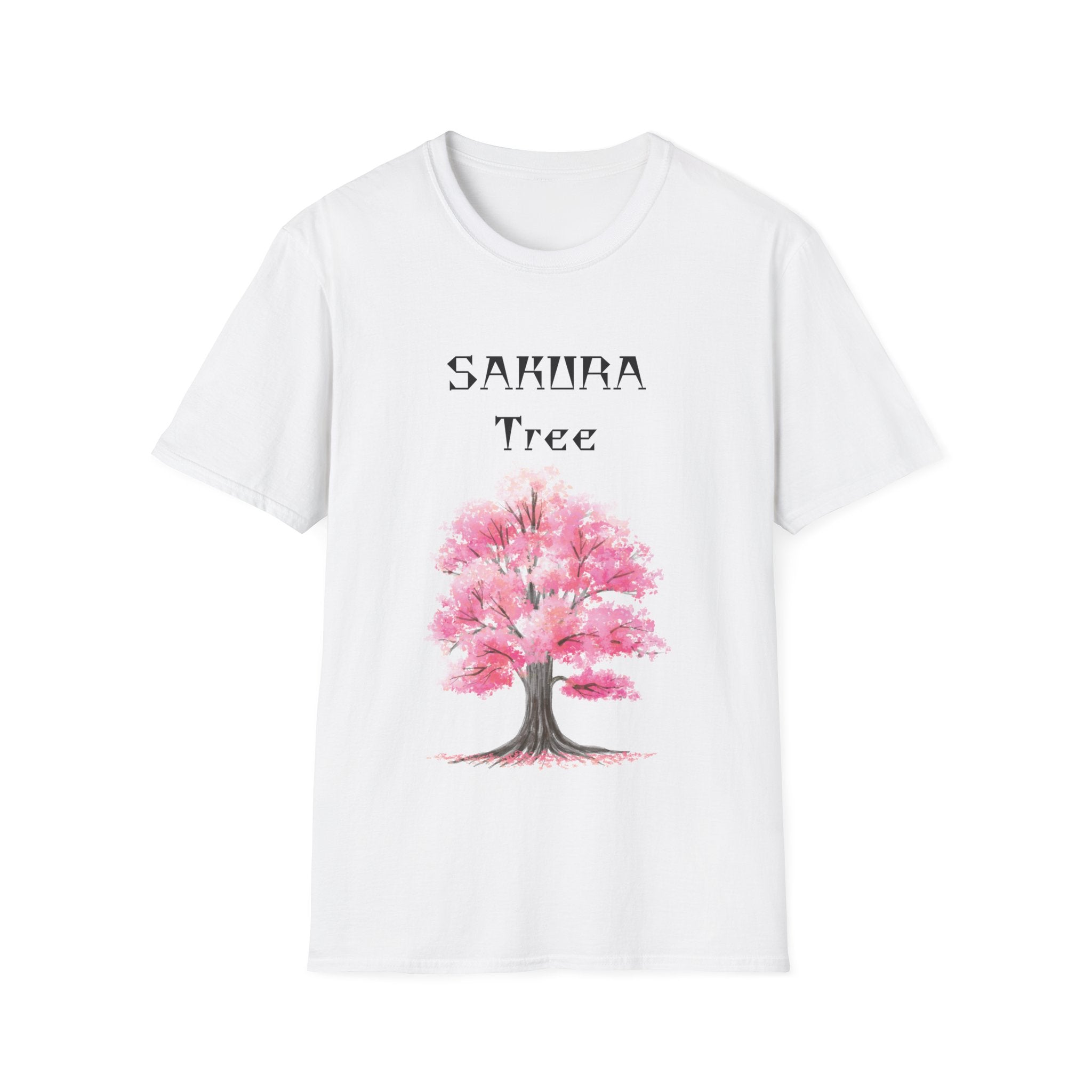 Sakura T-Shirt Japanese Art Shirt Unisex Softstyle Cherry Blossom Flower T-shirt