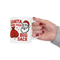 Funny Christmas Santa Tea Mug Unique Xmas Gift Coffee Cup Humor 2027 New Year 11oz