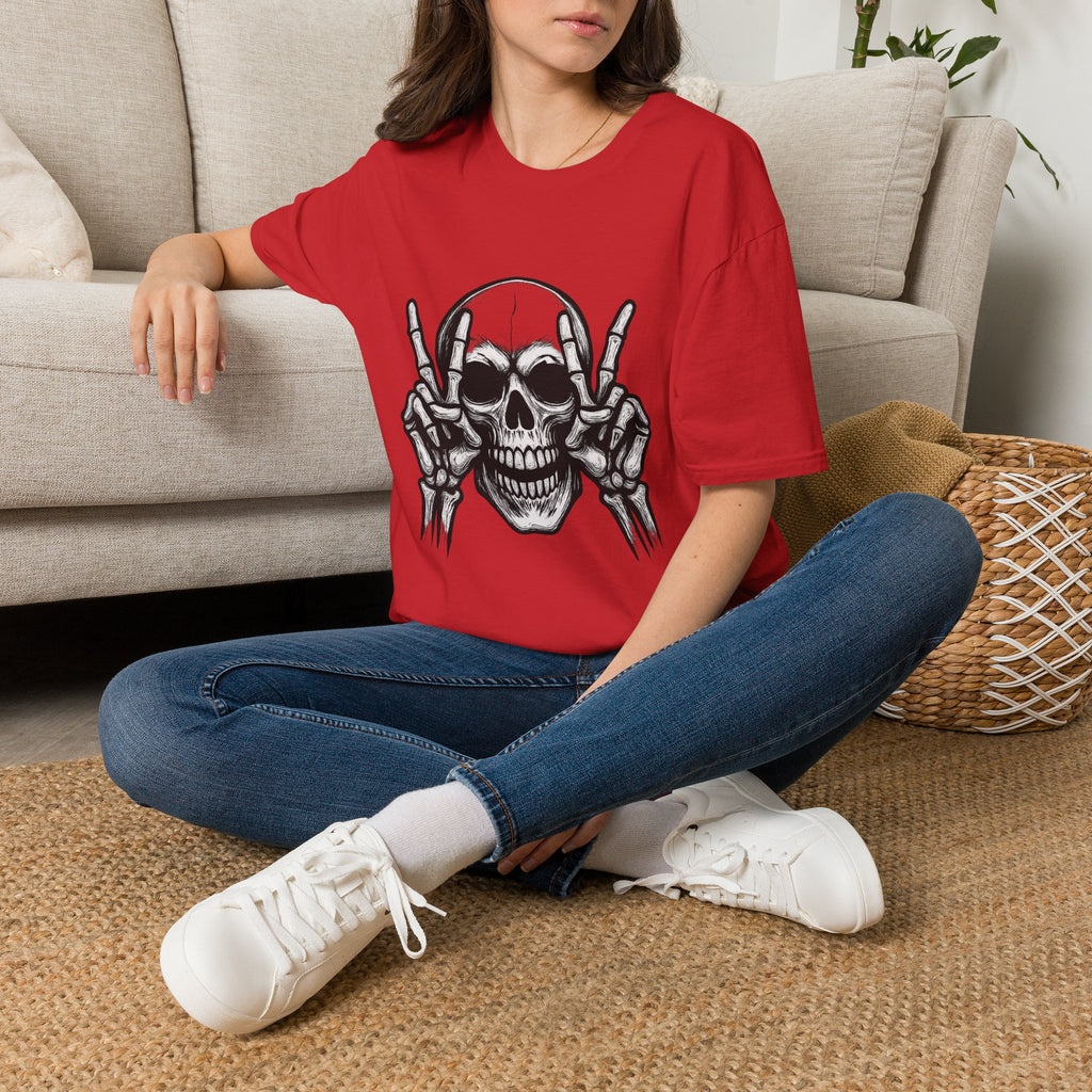 Mens Skull T-shirt Graphic Tees Skeleton Apparel Clothing Skulls Accessories Best Gift
