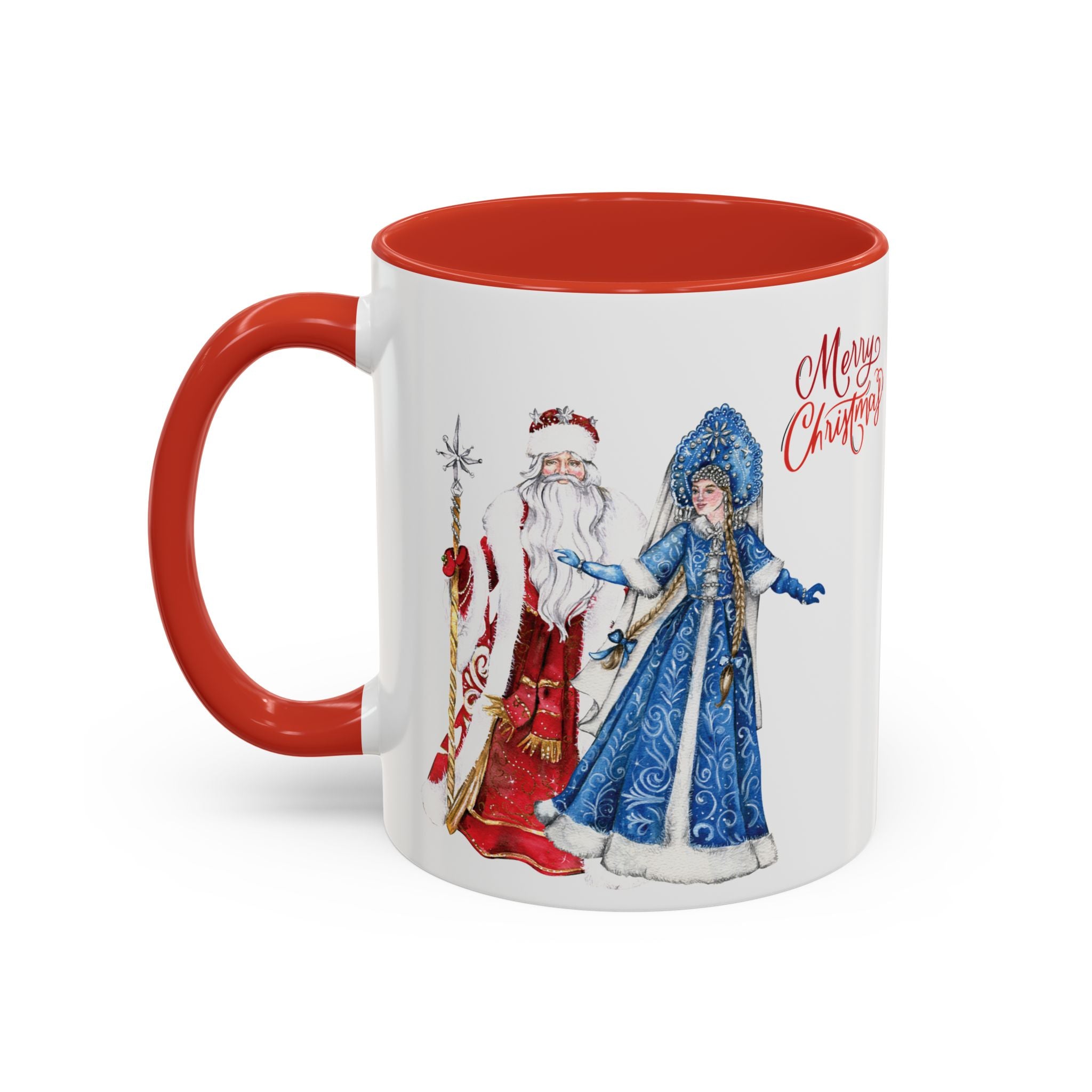 Christmas Mug Funny Santa Claus Mug Snow Maiden Unique Russian Cute Coffee Cup Best Gift for New Year 11oz 2027